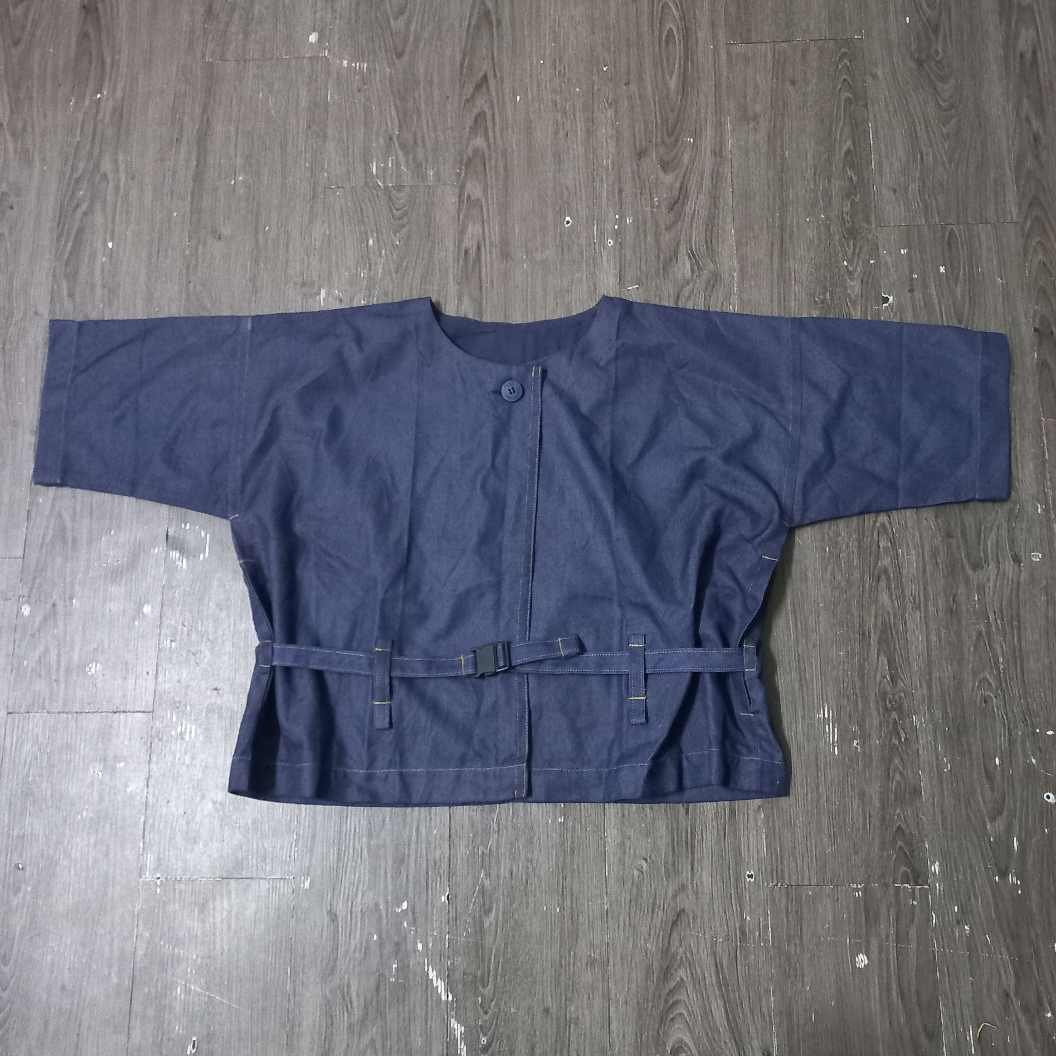 Issey Miyake × Japanese Brand Me by issey miyake denim blouse Size ONE SIZE - 1 Thumbnail
