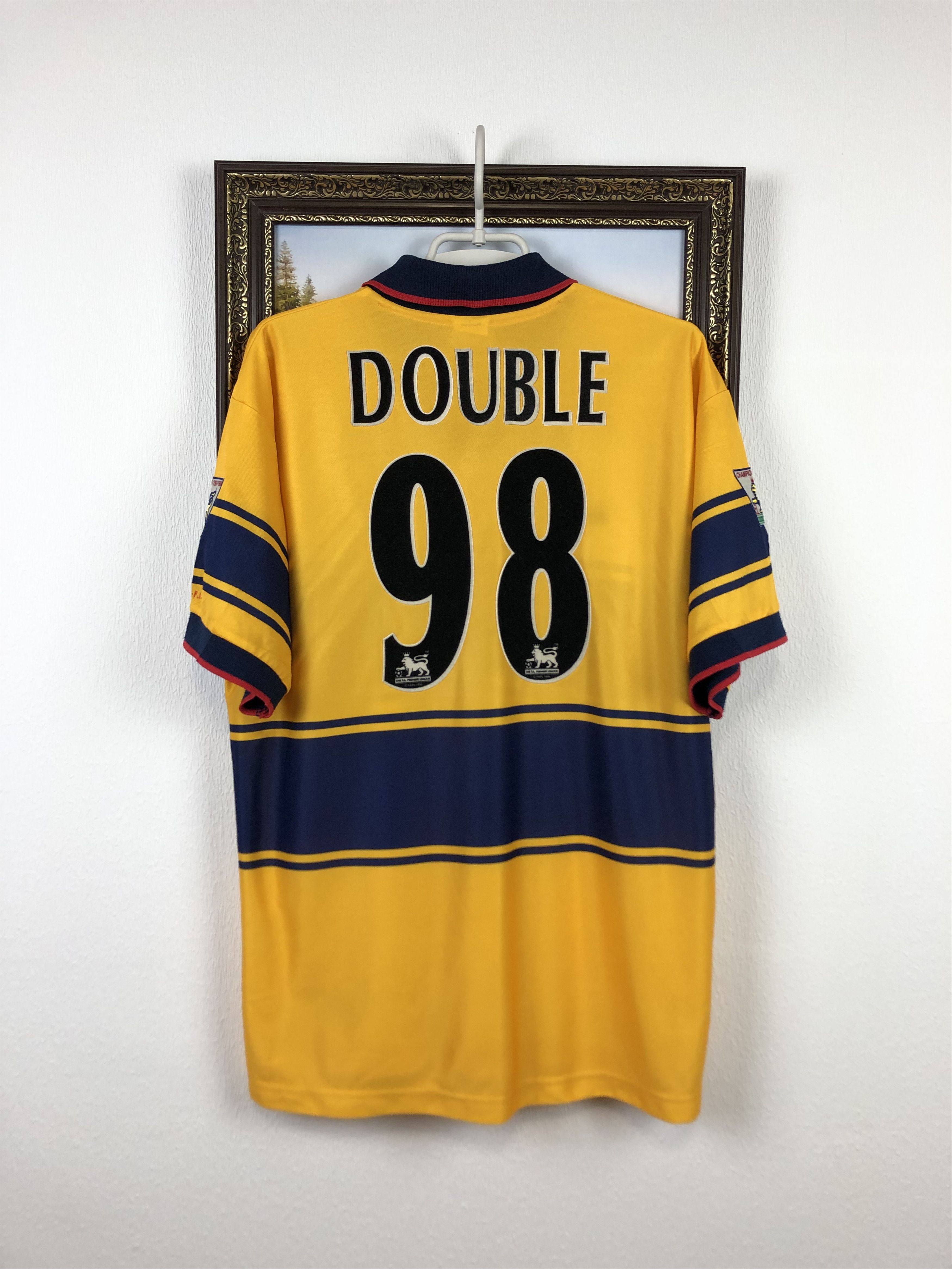 Nike Arsenal football shirt 1997 #98 Double Jersey Nike Rare Size US L / EU 52-54 / 3 - 14 Thumbnail