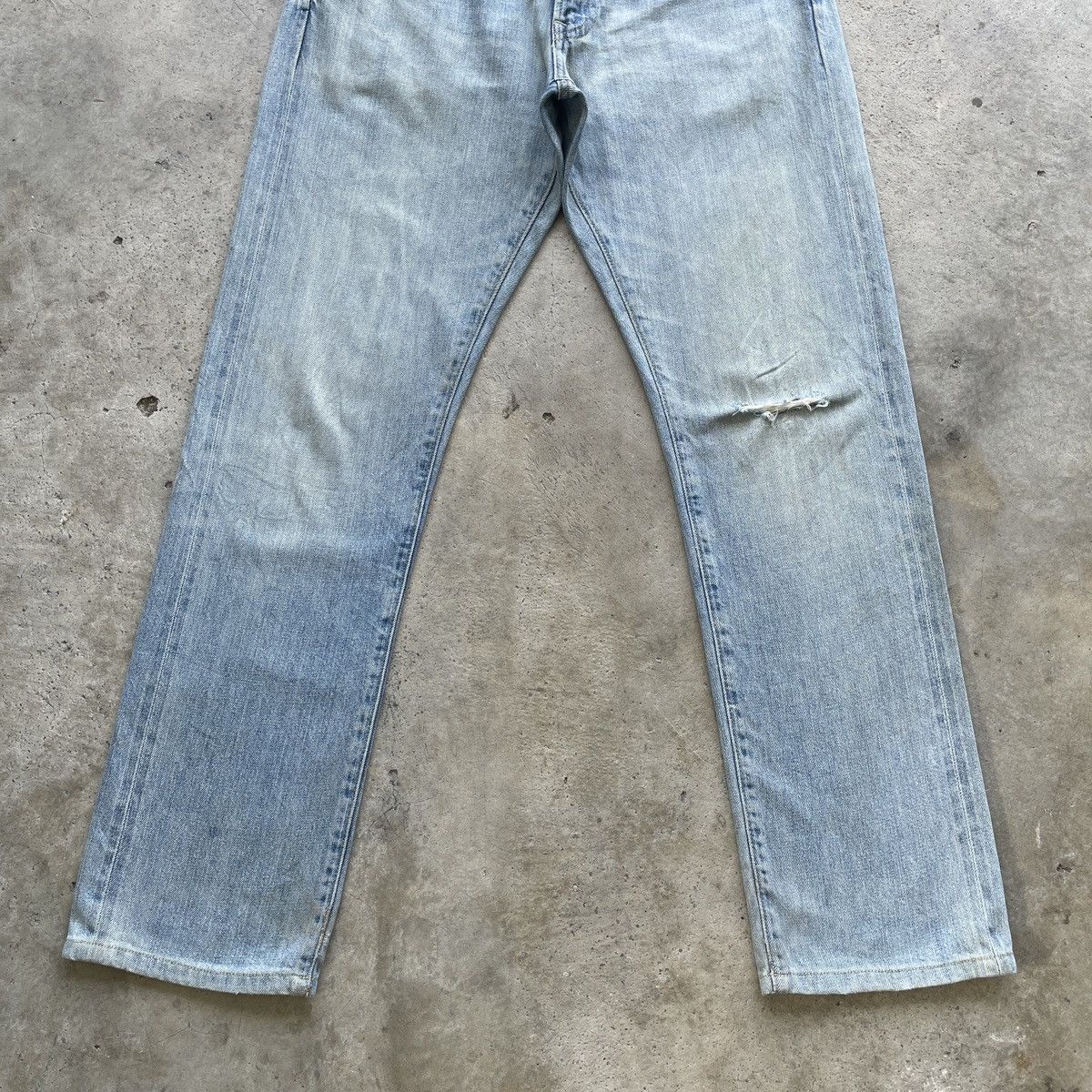 Japanese Brand W33 Vintage Japanese Denim Faded Distressed Jeans Pants Size US 33 - 4 Thumbnail