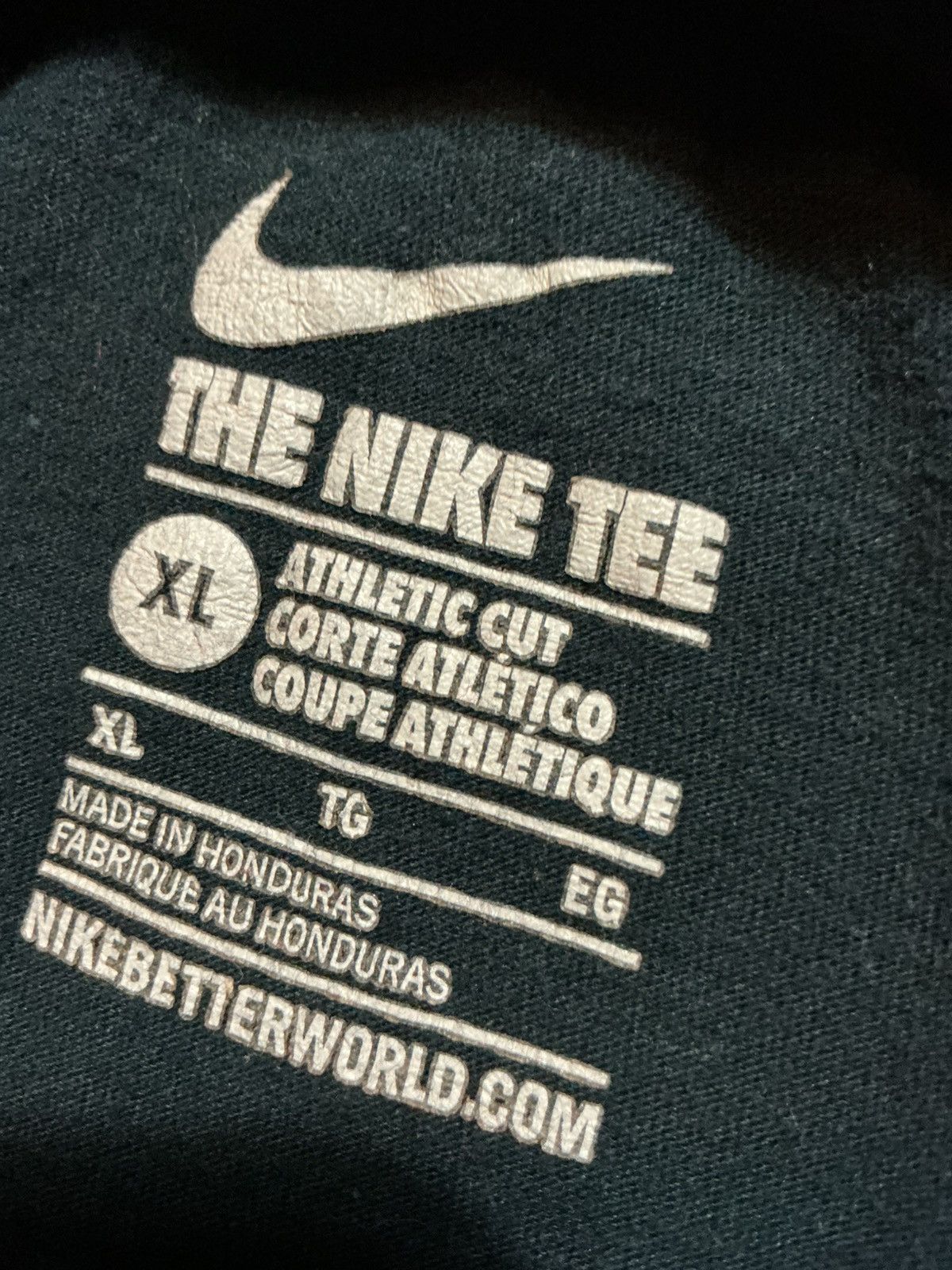 Nike Nike Athletic Cut Equality Graphic Black Crewneck T-Shirt Size US XL / EU 56 / 4 - 5 Thumbnail