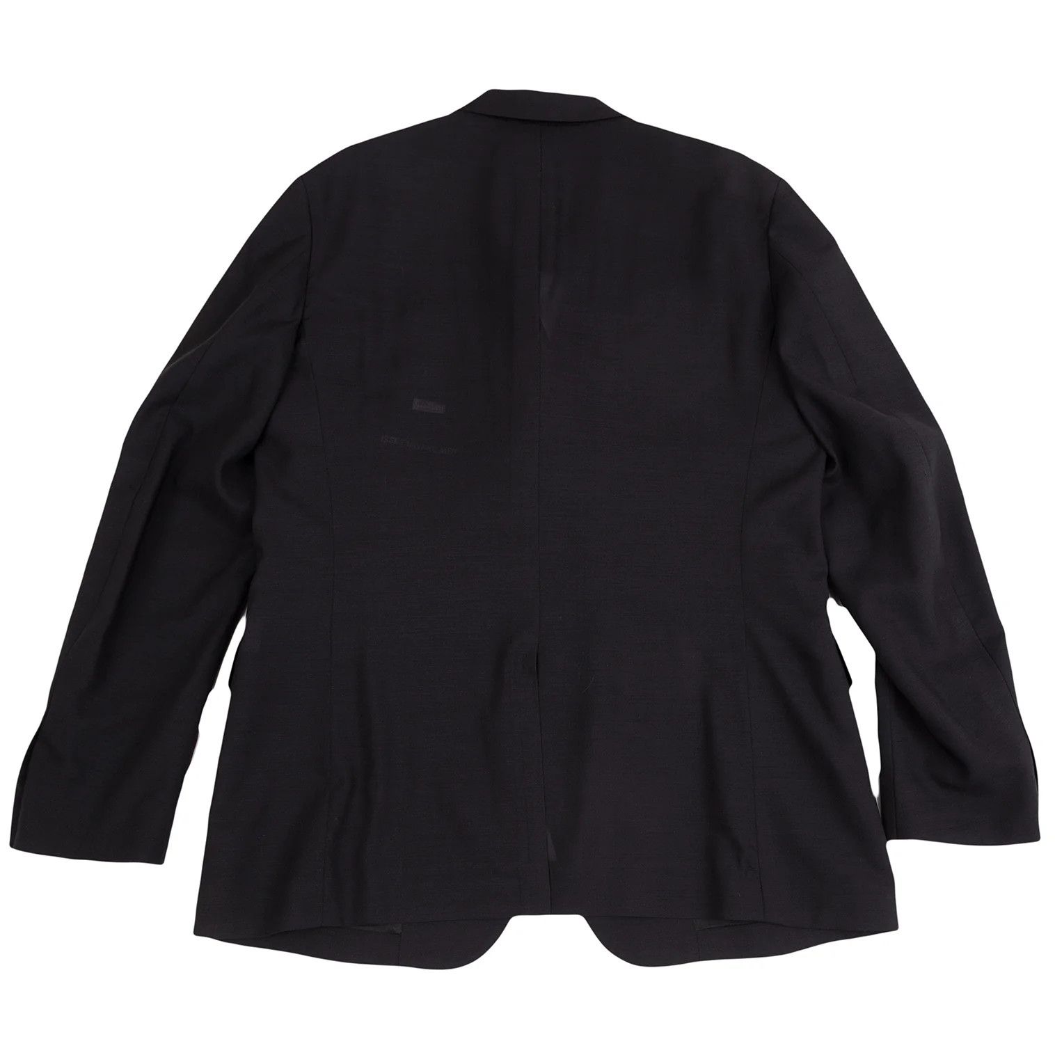 Issey Miyake Wool Waist Dart Design Jacket in Black Size 4 Size US XL / EU 56 / 4 - 12 Thumbnail