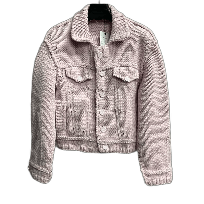 Louis Vuitton Pink Knitted Button-Up Cardigan Sweater Size US S / EU 44-46 / 1 - 1 Thumbnail