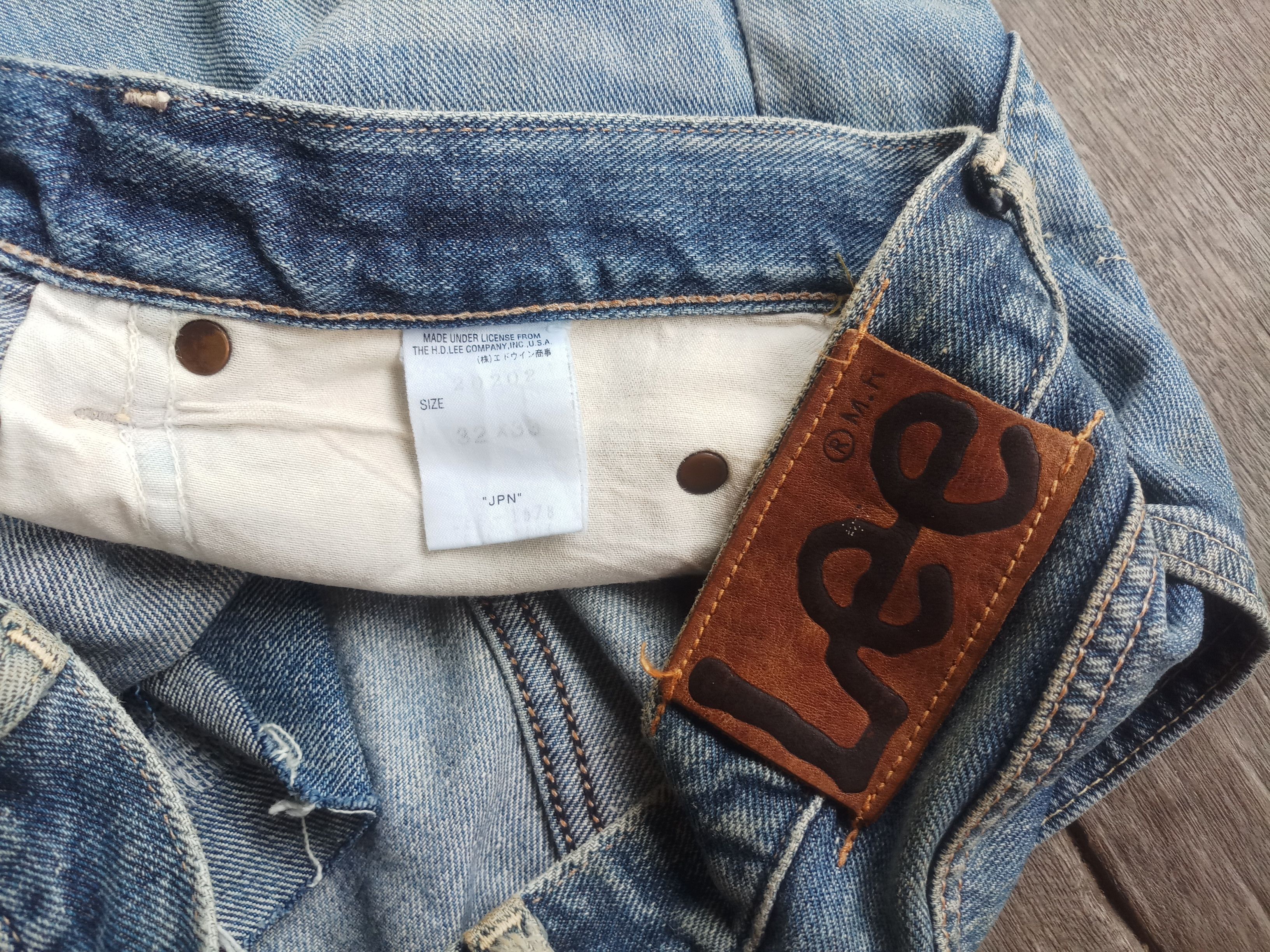 Lee Ripped ,Vintage Lee Bell bottom W32 L33,Low rise W34 Size US 32 / EU 48 - 9 Thumbnail