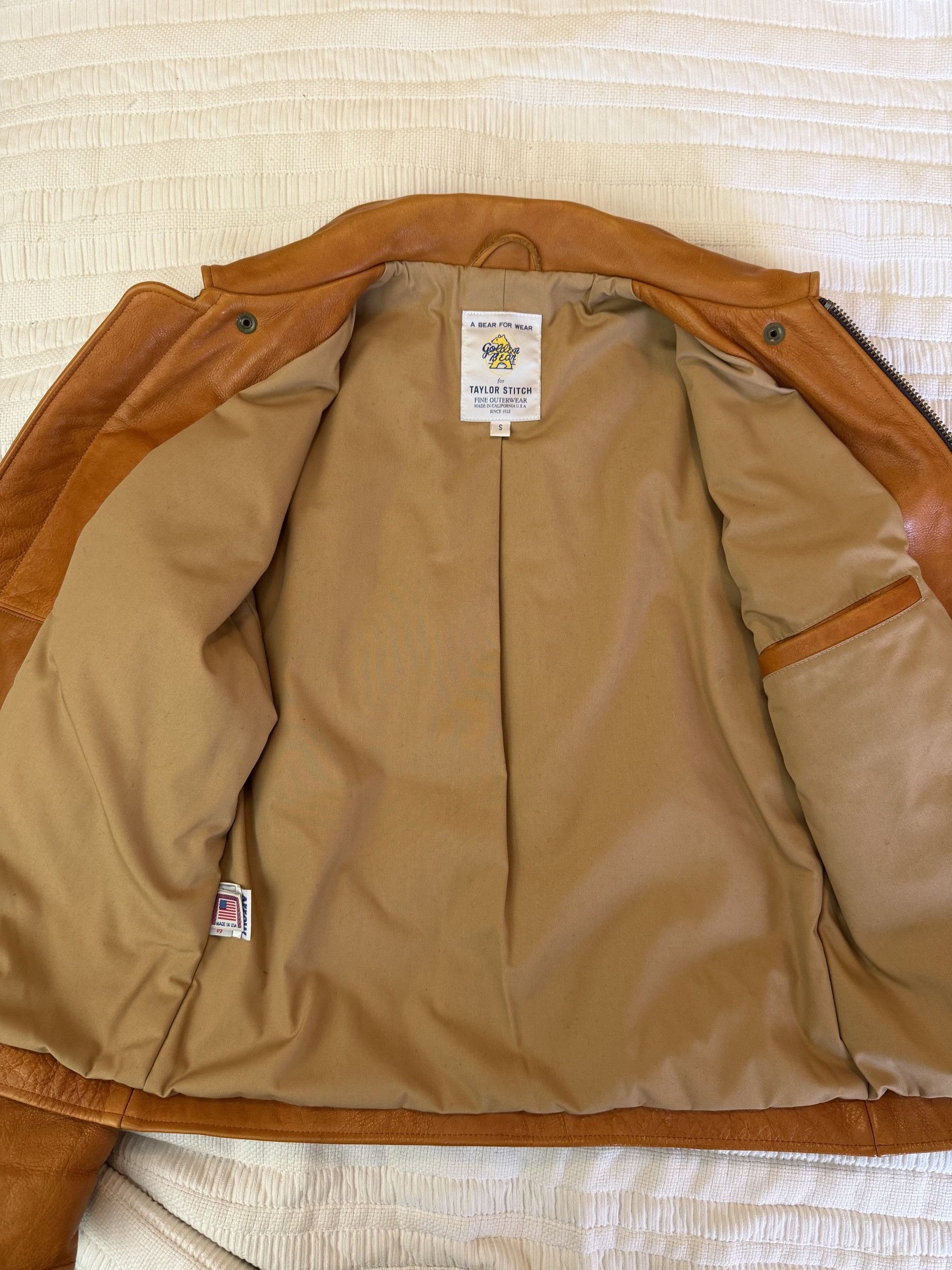 Taylor Stitch The Moto Jacket in Whiskey Steerhide Size US S / EU 44-46 / 1 - 5 Thumbnail