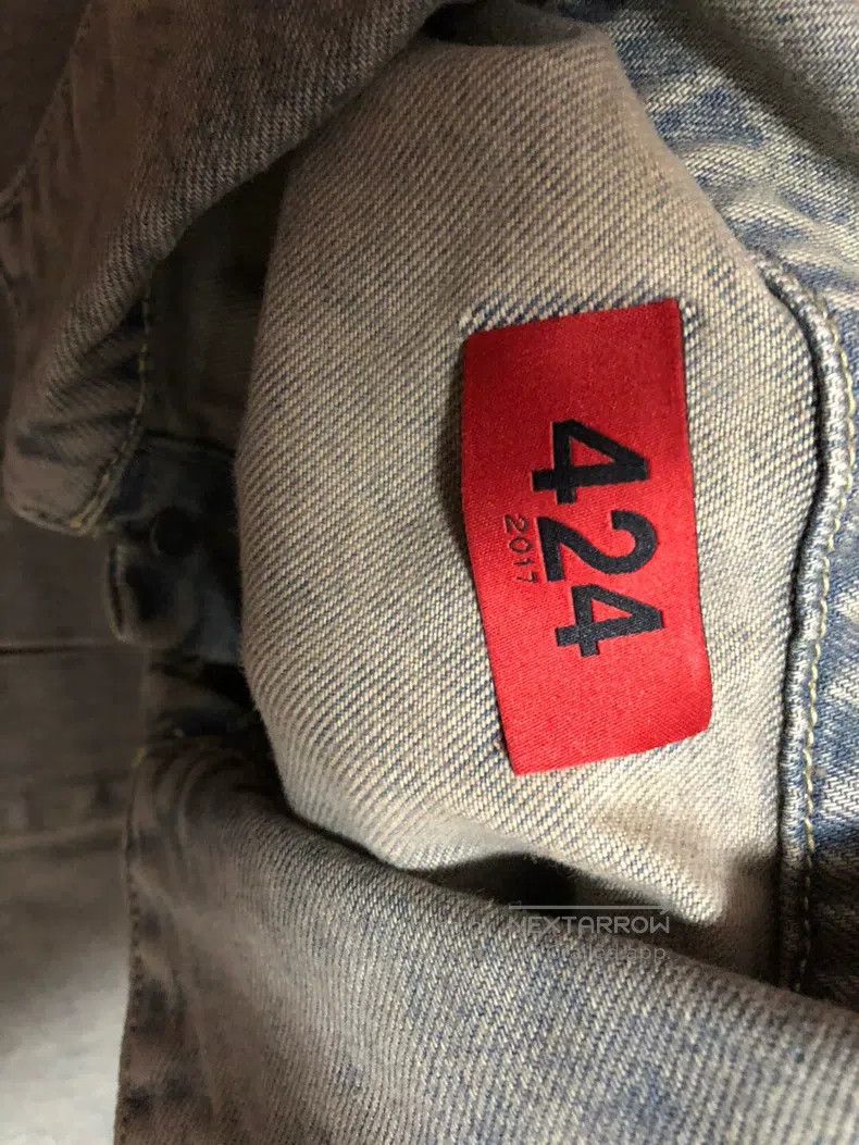 424 424 Washed-button denim jacket Size US S / EU 44-46 / 1 - 3 Thumbnail