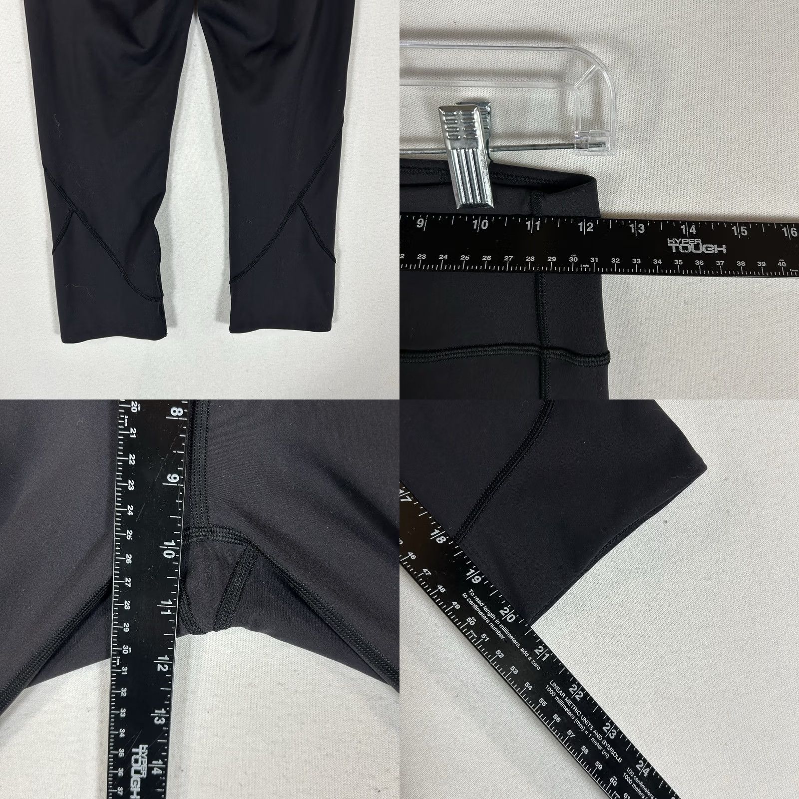 Lululemon Lululemon Capri Leggings Womens 6 Black Activewear Stretch Mid-Rise Pull On Size 28" / US 6 / IT 42 - 8 Thumbnail