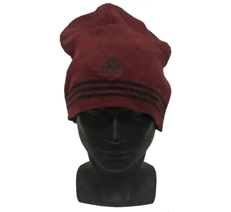 Adidas × Vintage Adidas Small Logo Beanie Hat Size ONE SIZE - 1 Thumbnail