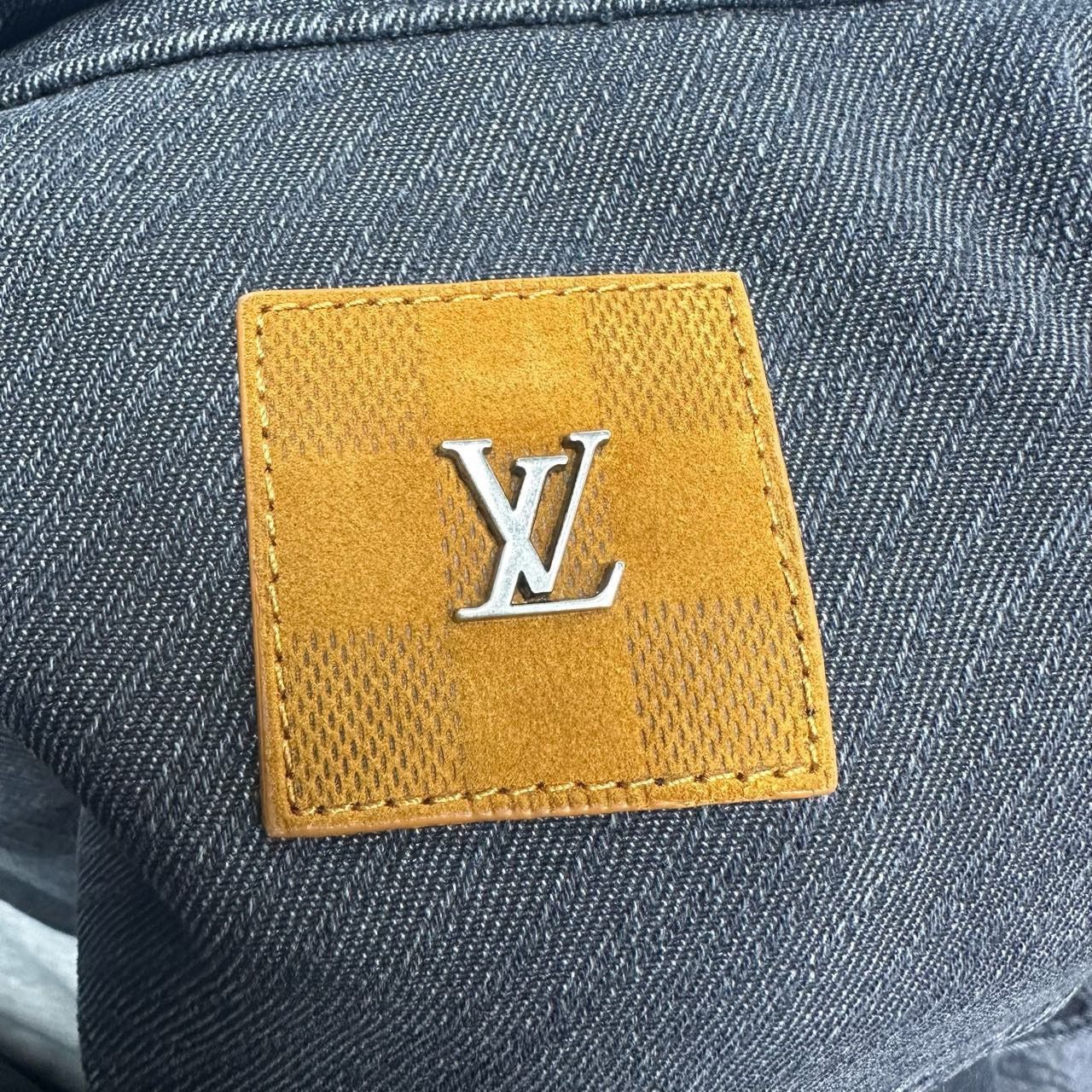 Louis Vuitton Louis Vuitton 25SS Capsules Lapel Jacquard Logo Washed Deni Size US L / EU 52-54 / 3 - 5 Thumbnail