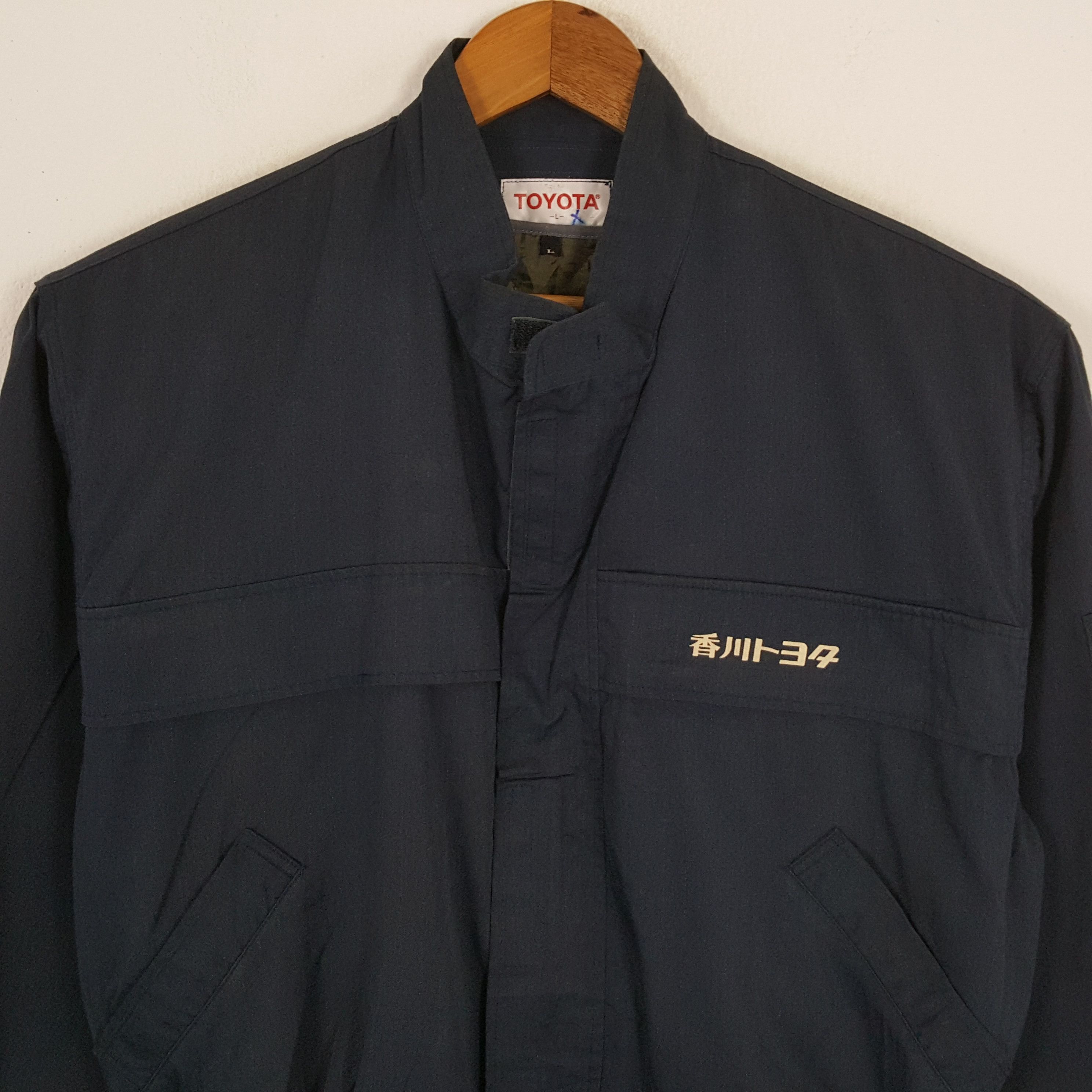 Japanese Brand × Vintage Vintage TOYOTA RACING Japanese Racing Team Jacket Size US XL / EU 56 / 4 - 4 Thumbnail
