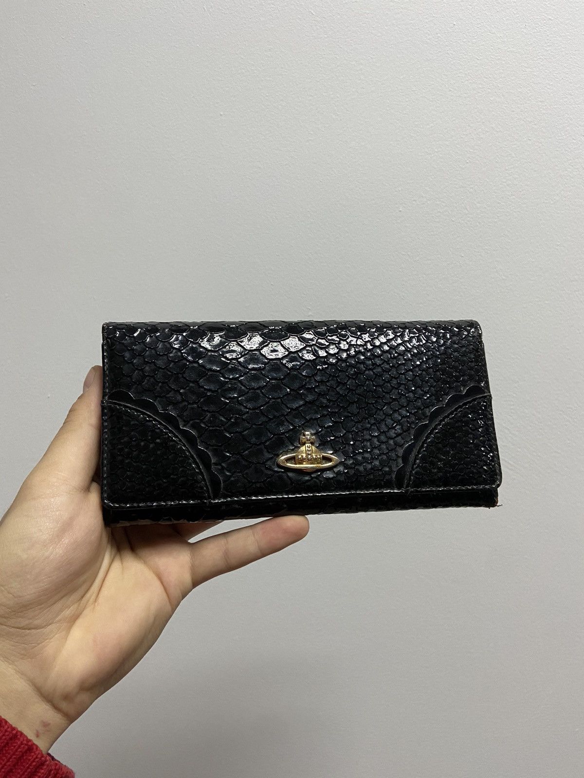 Vintage × Vivienne Westwood Vivienne Westwood crocodile Vintage Wallet luxury clutch Size ONE SIZE - 1 Thumbnail