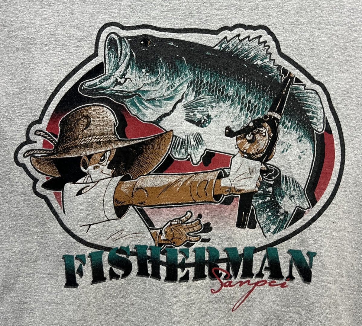 Anime × Japanese Brand × Vintage VINTAGE FISHERMAN SANPEI SHIRT Size US M / EU 48-50 / 2 - 3 Thumbnail