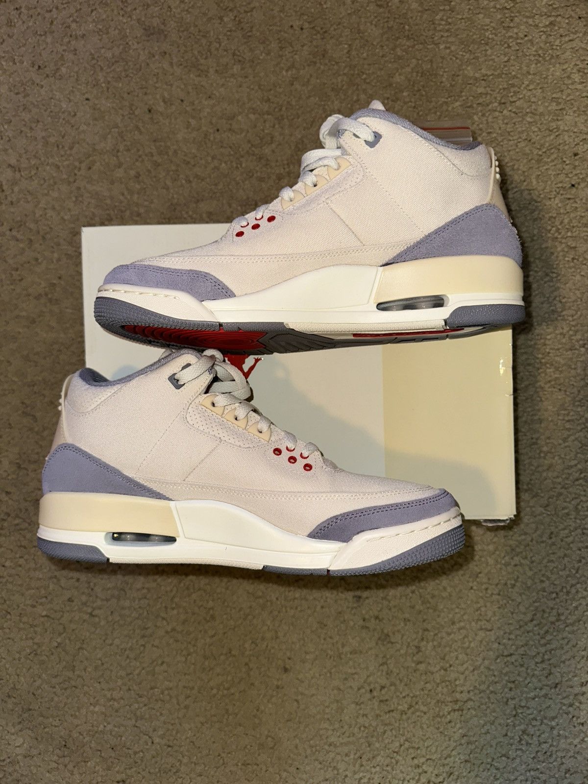 Jordan Brand × Nike Air Jordan Retro 3 SE Muslin Size US 9.5 / EU 42-43 - 2 Thumbnail