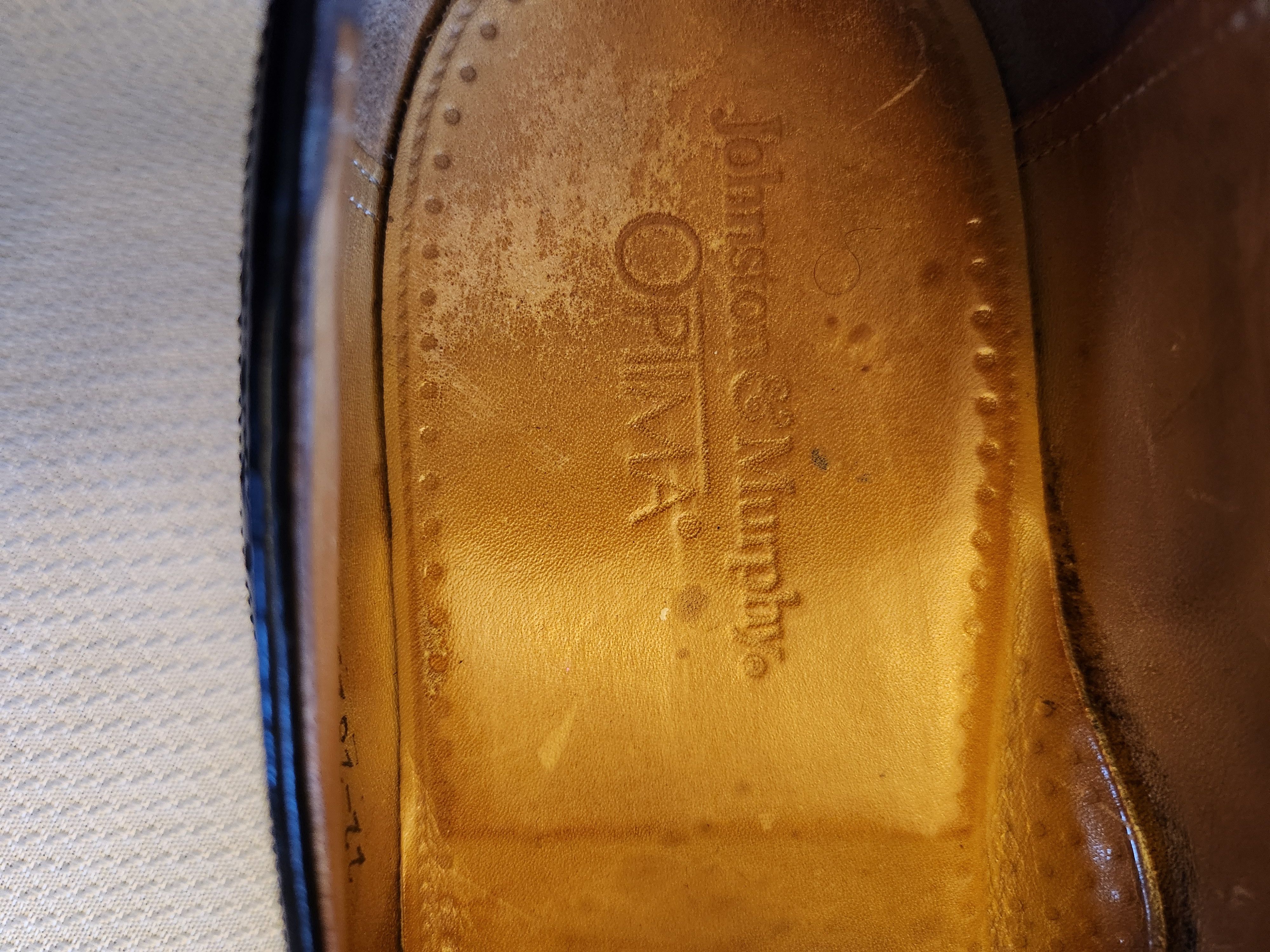 Johnston & Murphy Optima Wing Tip Tasseled Slip-On Shoes Size US 11 / EU 44 - 5 Thumbnail