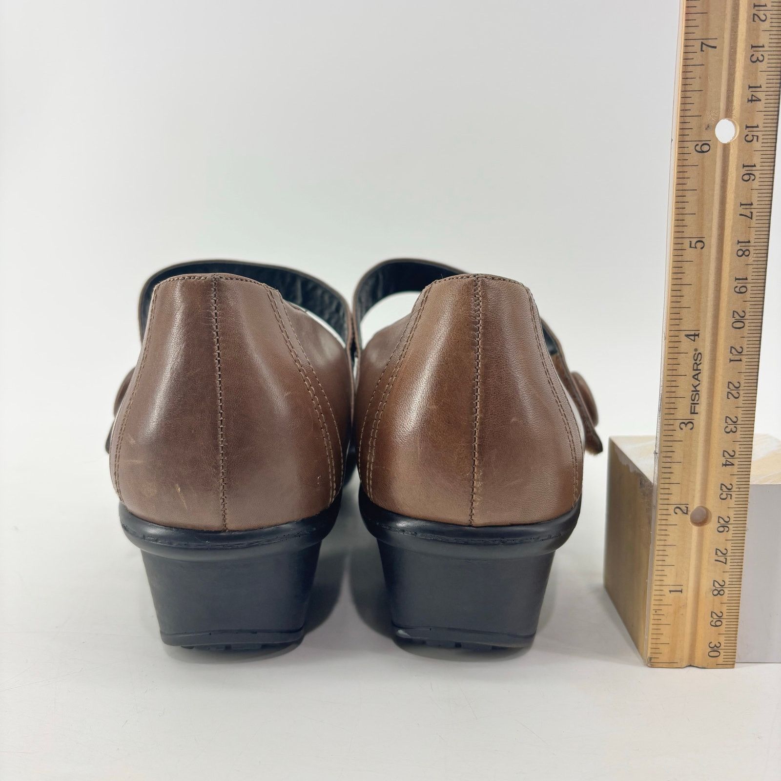 Other Abeo Womens Size 9 Cate Mary Jane Brown Leather Comfort Size US 9 / IT 39 - 12 Thumbnail