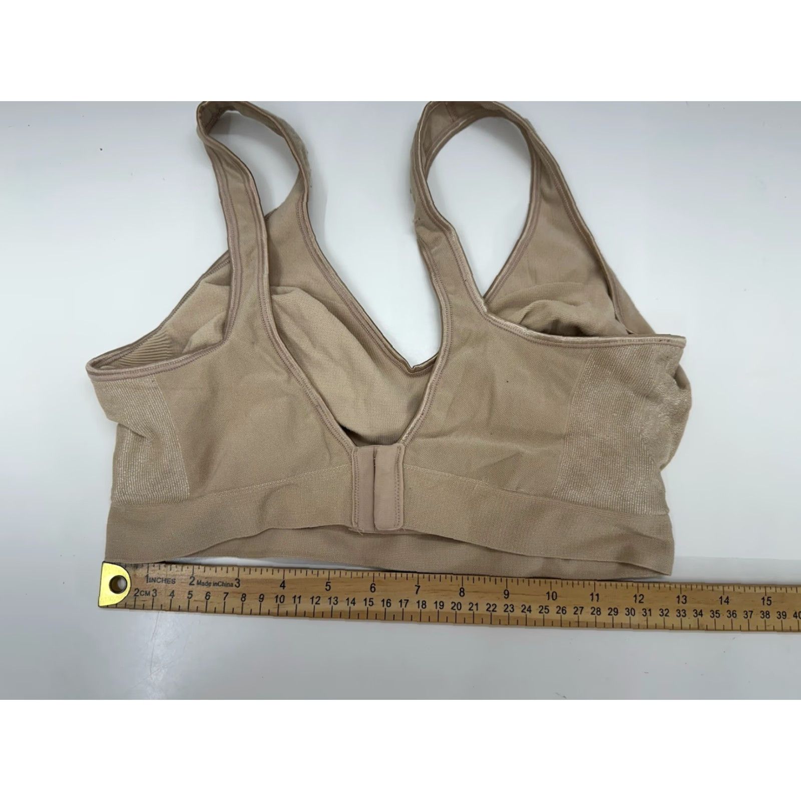 Vintage Unbranded Womens Bra Size XL Brown Wireless Size ONE SIZE - 6 Thumbnail