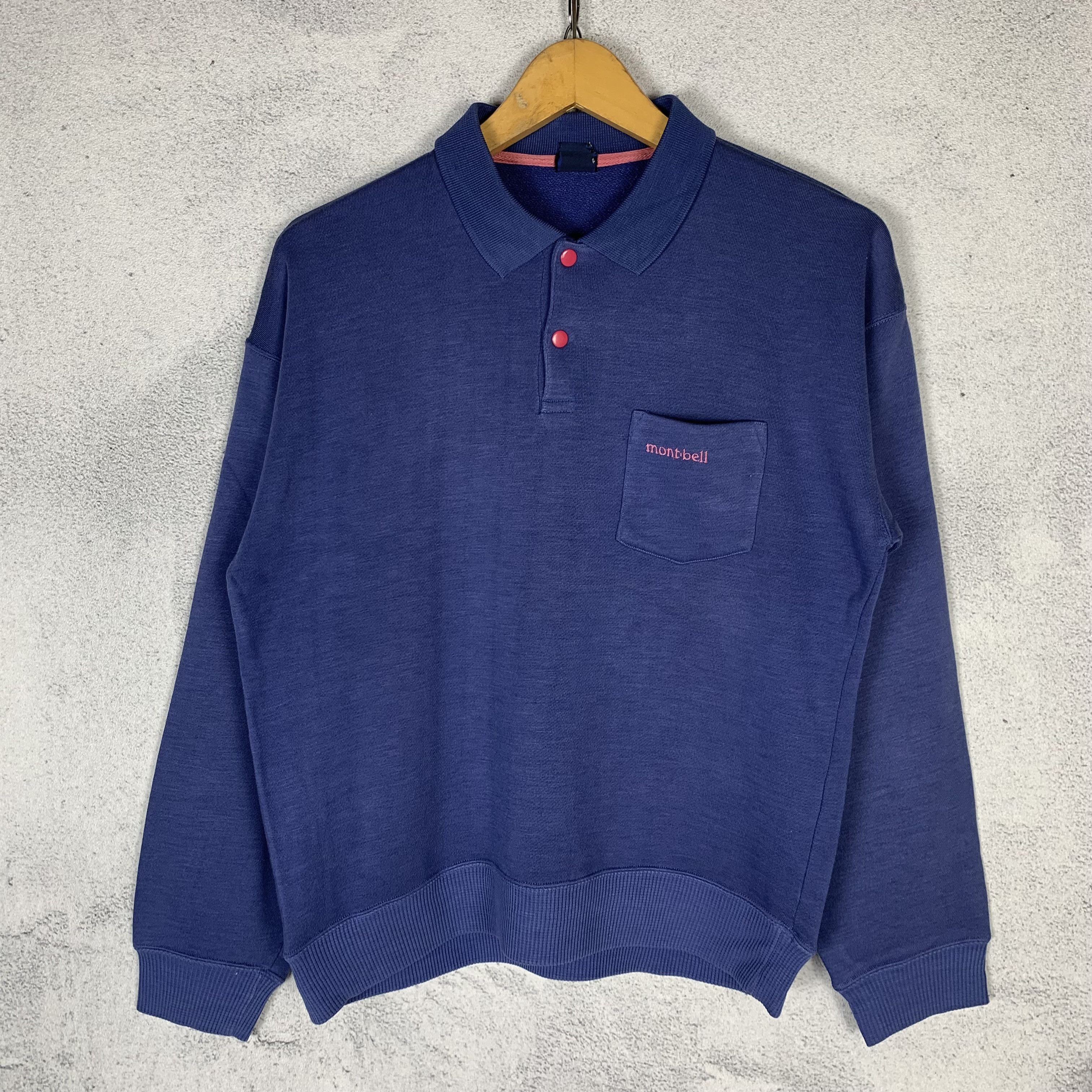 Montbell Vintage 90s Montbell Sweatshirt Crewneck Size US S / EU 44-46 / 1 - 1 Thumbnail