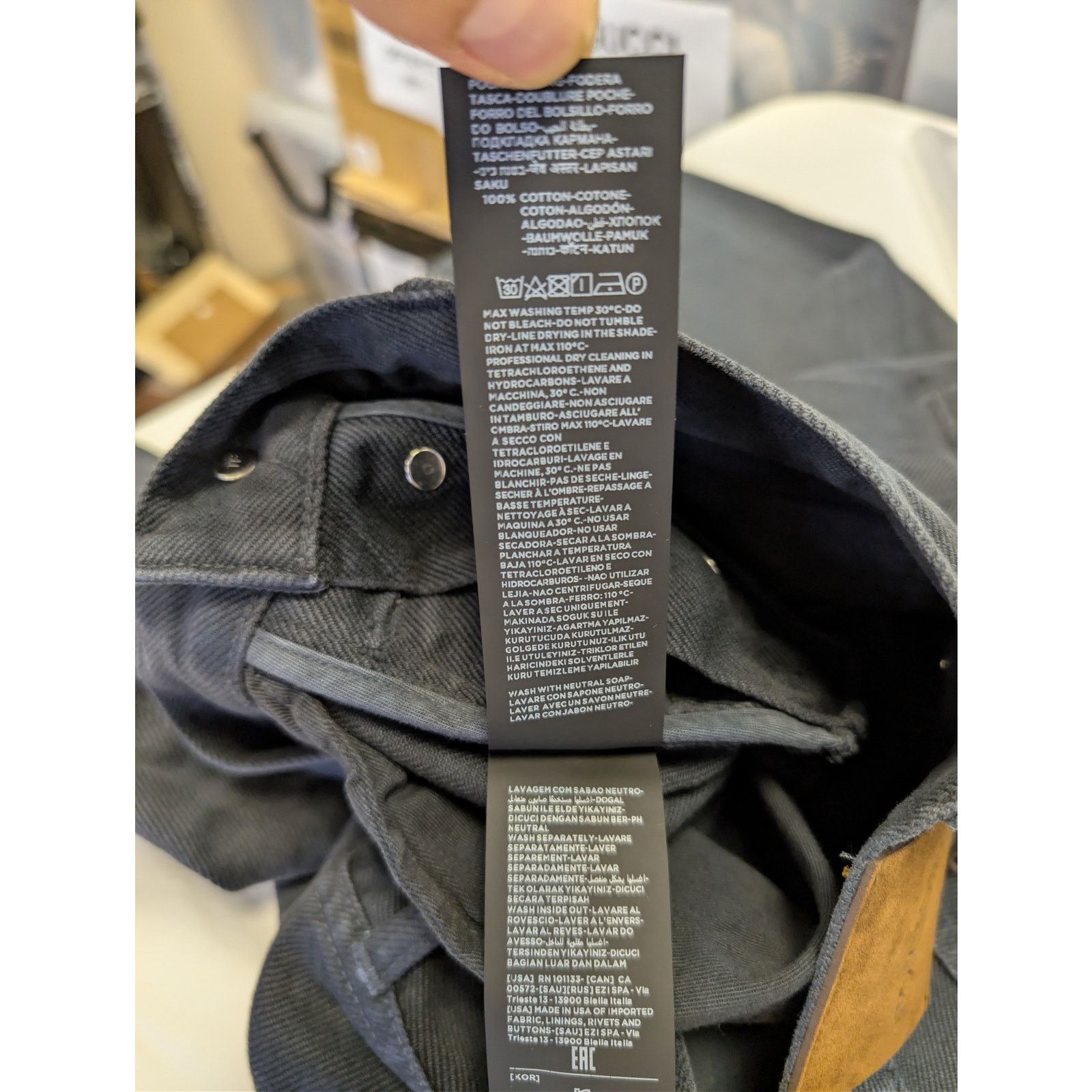 Tom Ford o1rshd1 Slim-Fit Denim Jeans in Dark Turquoise Blue Size US 31 - 19 Thumbnail