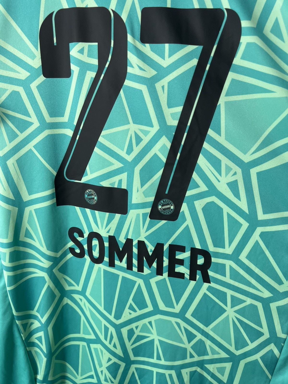 Adidas Adidas FC Bayern Munich Sommer #27 Football Jersey Shirt Size US L / EU 52-54 / 3 - 8 Thumbnail