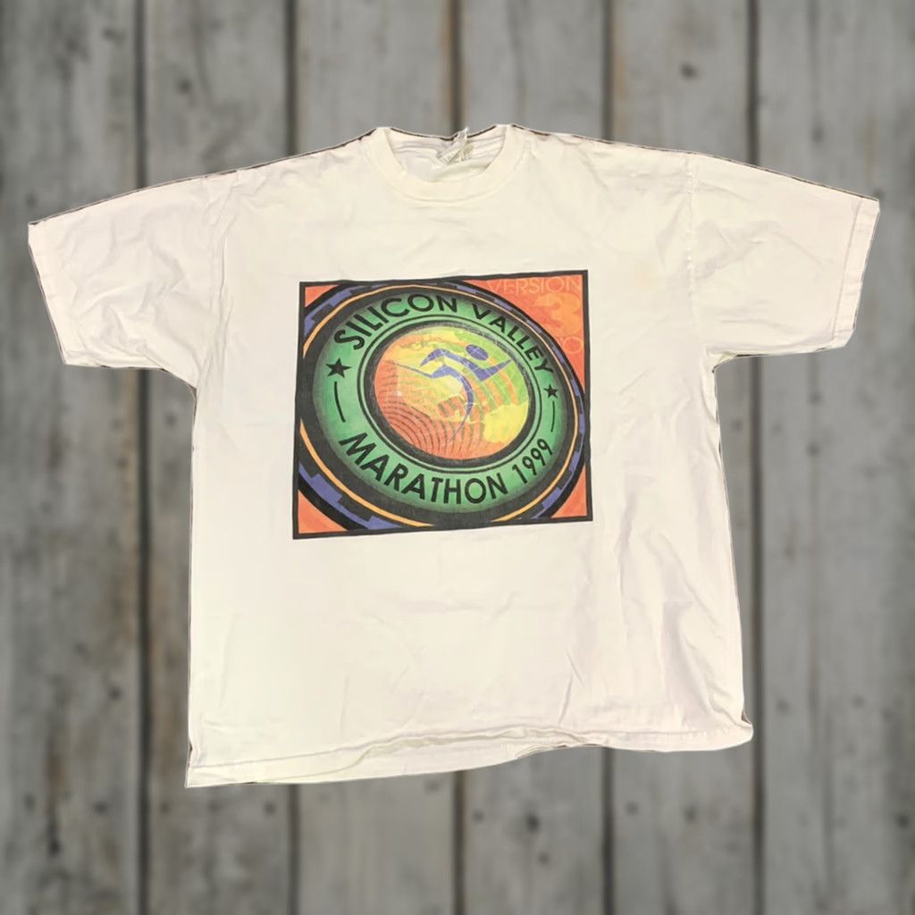 Jerzees Silicon Valley Marathon Vintage Mens Small T Shirt Extra Large XL Size US S / EU 44-46 / 1 - 1 Thumbnail