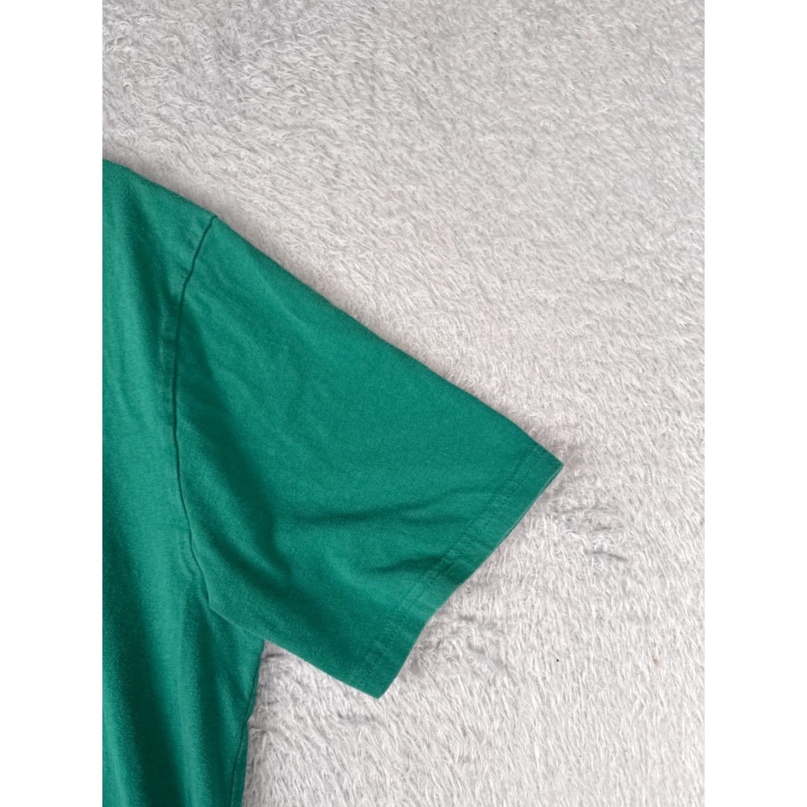 The North Face The North Face Shirt Men M Green Cotton Short Sleeve Crew Neck Classic Fit Logo All Seasons Breathable Mens Size US M / EU 48-50 / 2 - 2 Thumbnail
