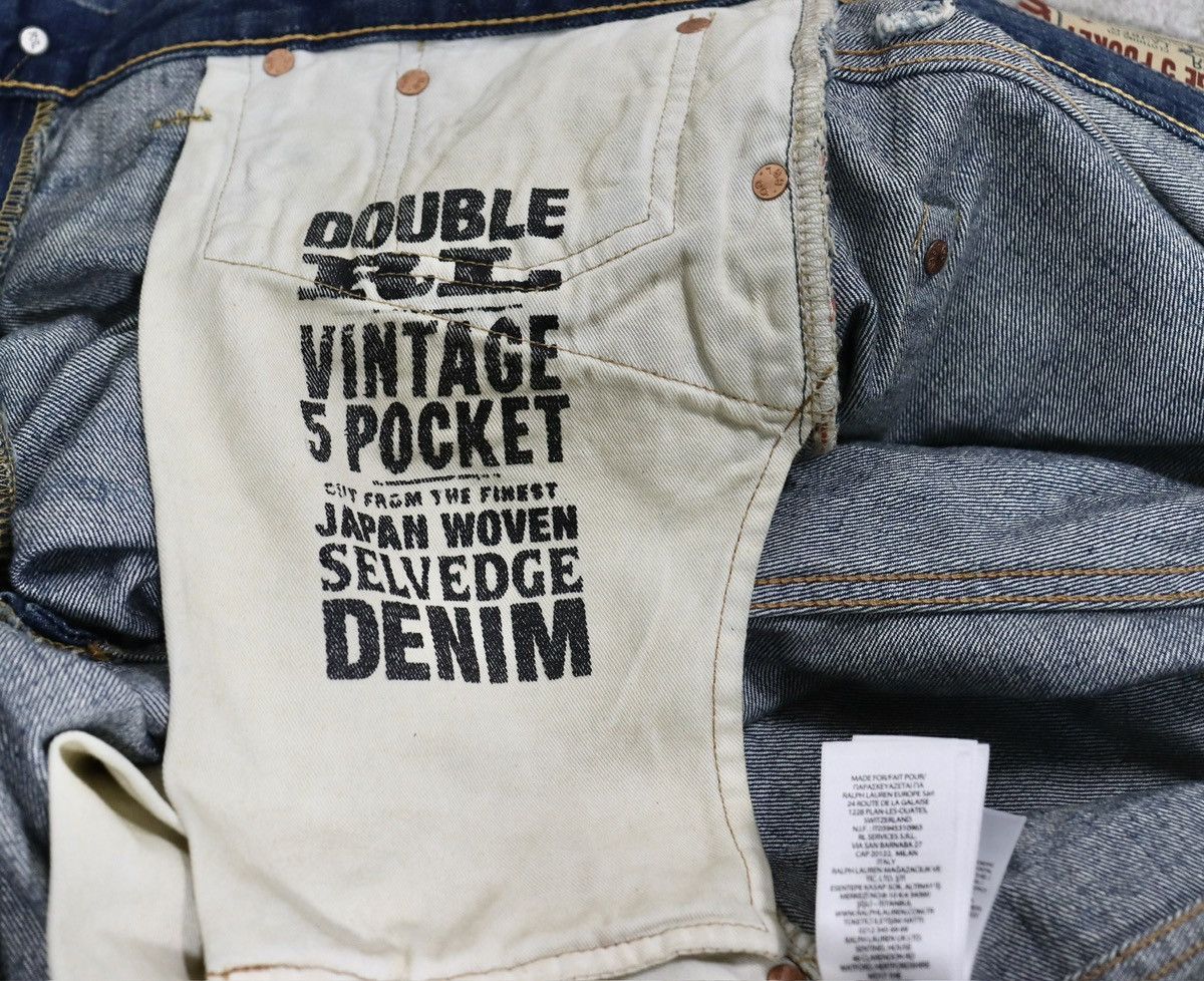 Ralph Lauren Ralph Lauren RRL 5 pocket jeans Double RL，W36L32 Size US 36 / EU 52 - 14 Thumbnail