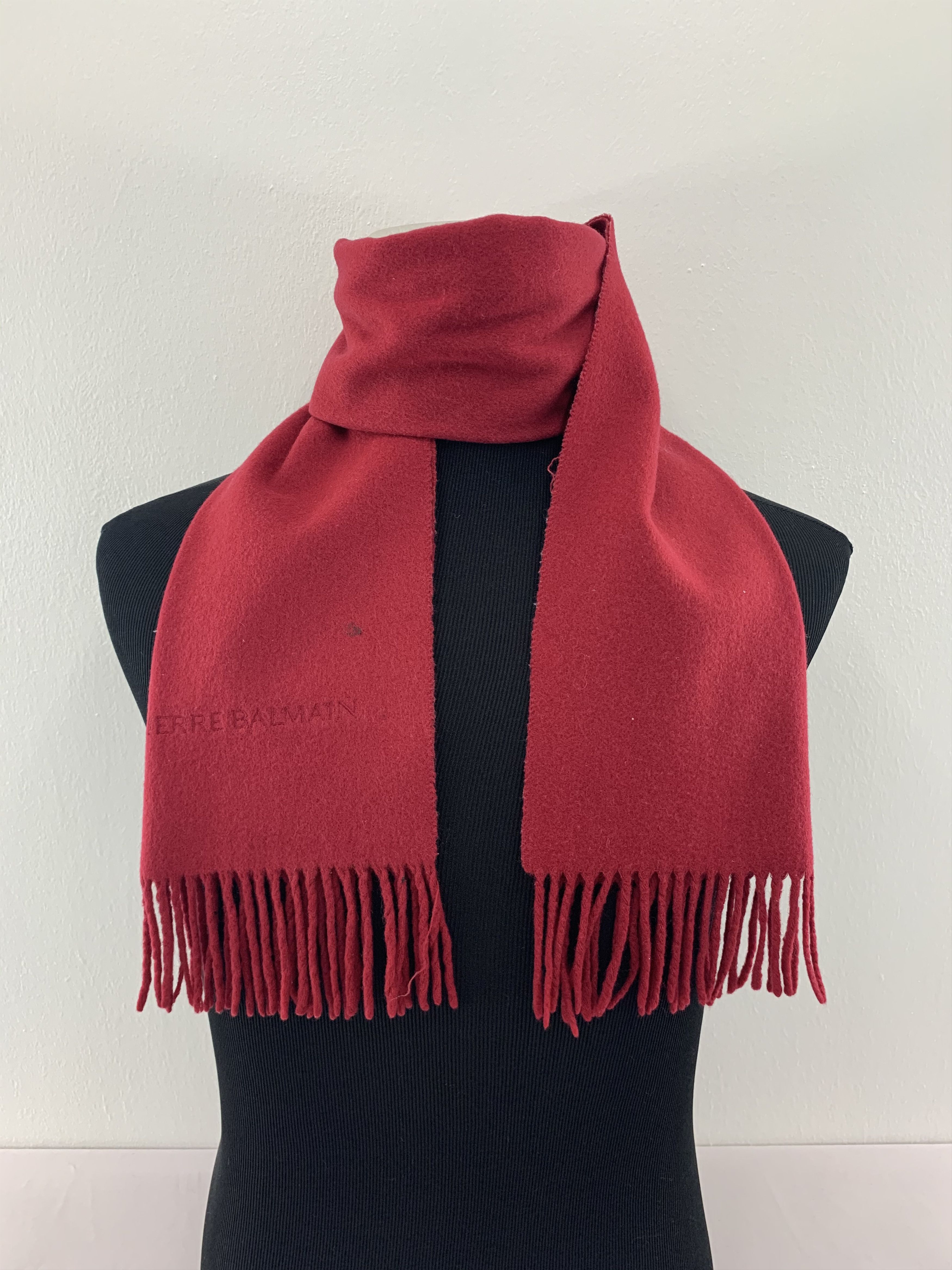 Pierre Balmain Pierre Balmain Scarf Wool Muffler Neck Wrap BL4261 Size ONE SIZE - 1 Thumbnail
