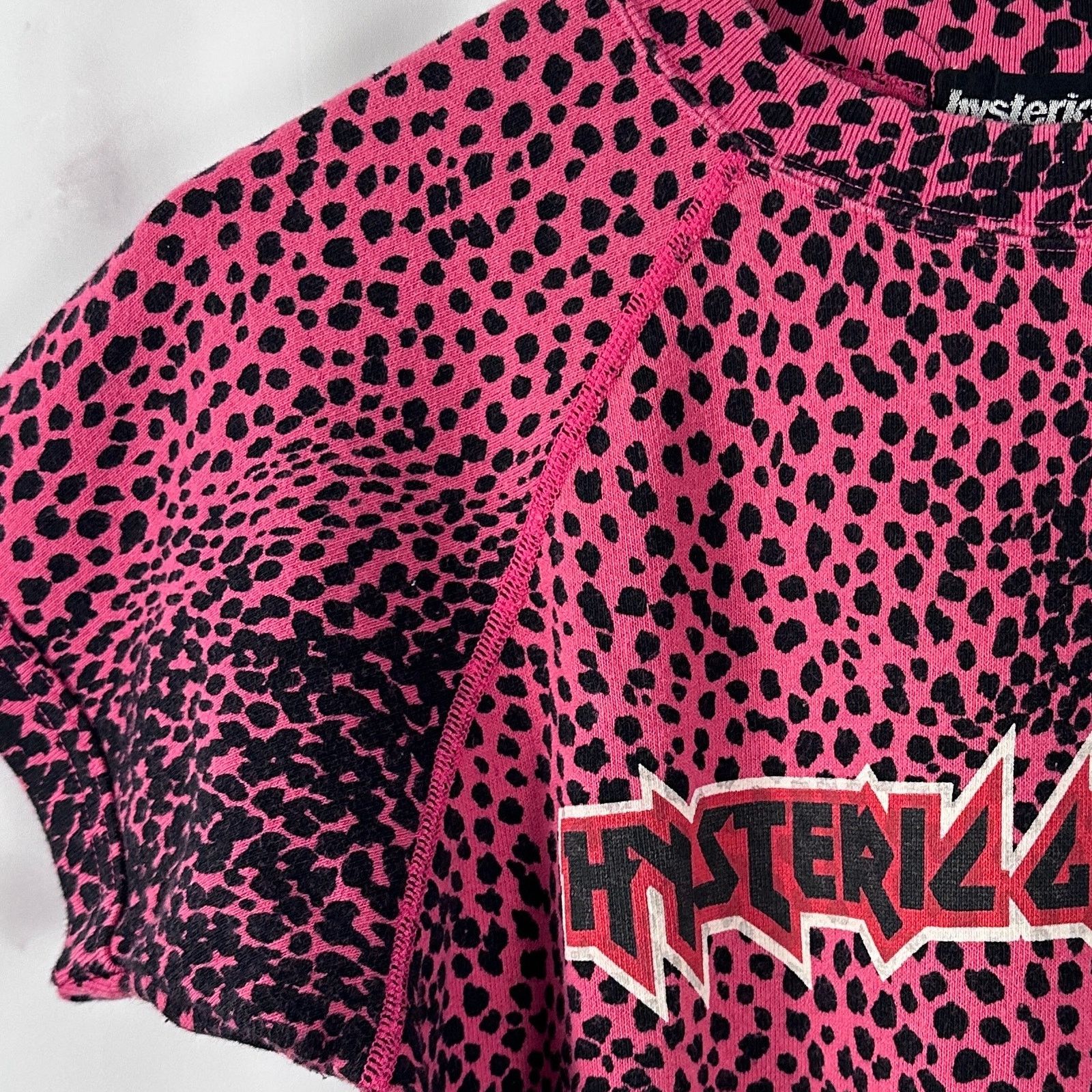 Hysteric Glamour Pink Leopard Print Iron Maiden Tee Size S / US 4 / IT 40 - 3 Thumbnail