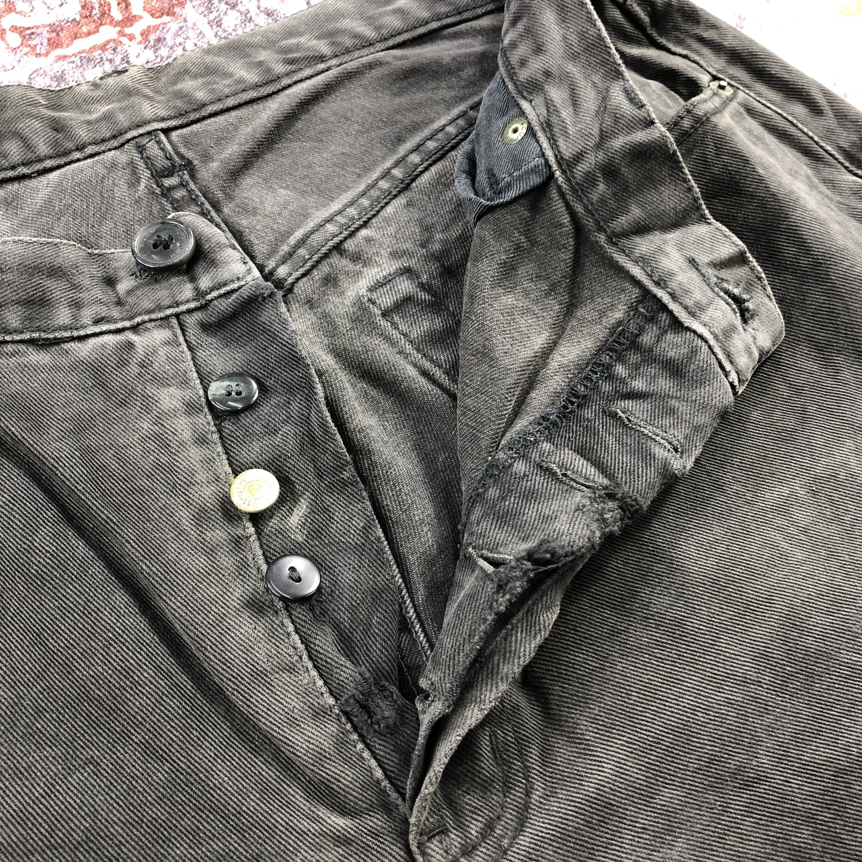 Levi's 90s Vintage Faded Black Levis 501 Jeans-JM2241 Size US 36 / EU 52 - 10 Thumbnail