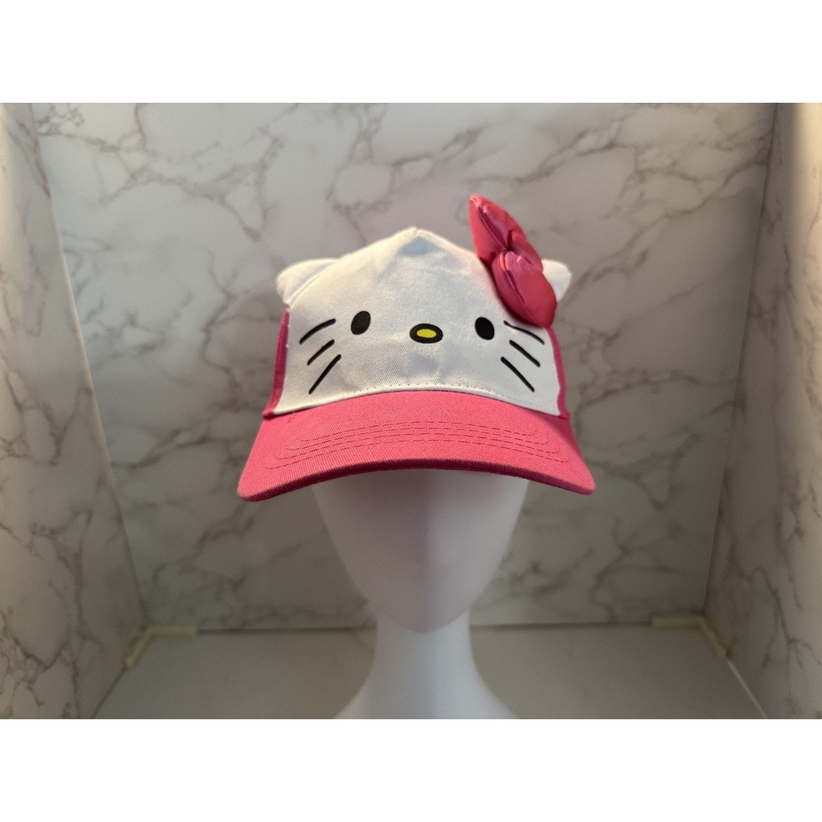 Other Hello Kitty Girls Baseball Cap Hat with Pink Ribbon Size ONE SIZE - 1 Thumbnail