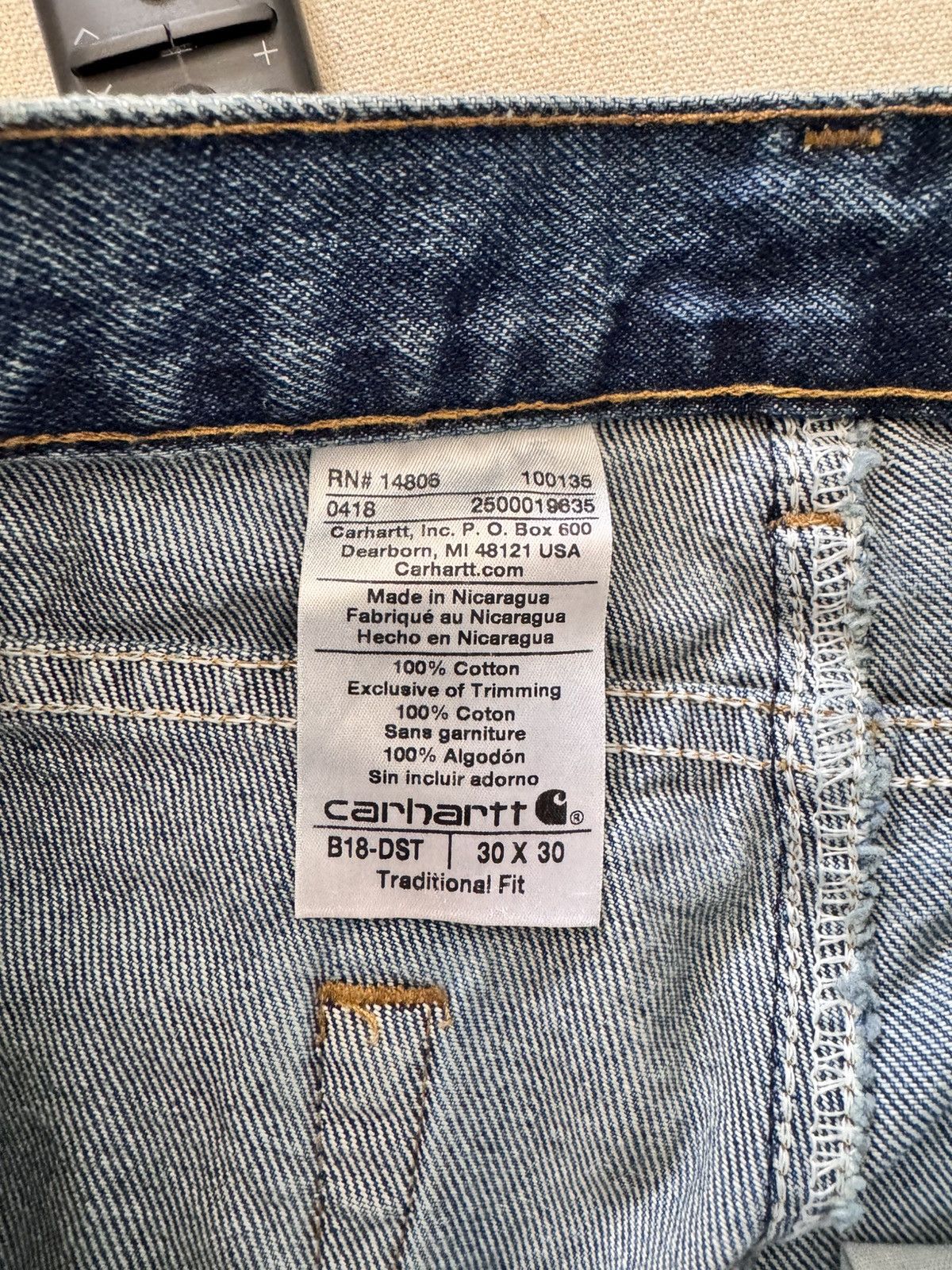 Carhartt × Carhartt Wip × Vintage Carhartt WIP jeans Size US 30 / EU 46 - 6 Thumbnail