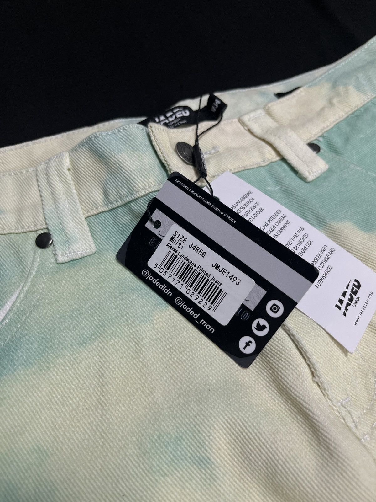 Jaded London Rare Jaded London Eagle Print Skate Fit Casual Pants W34 Size US 34 / EU 50 - 6 Thumbnail