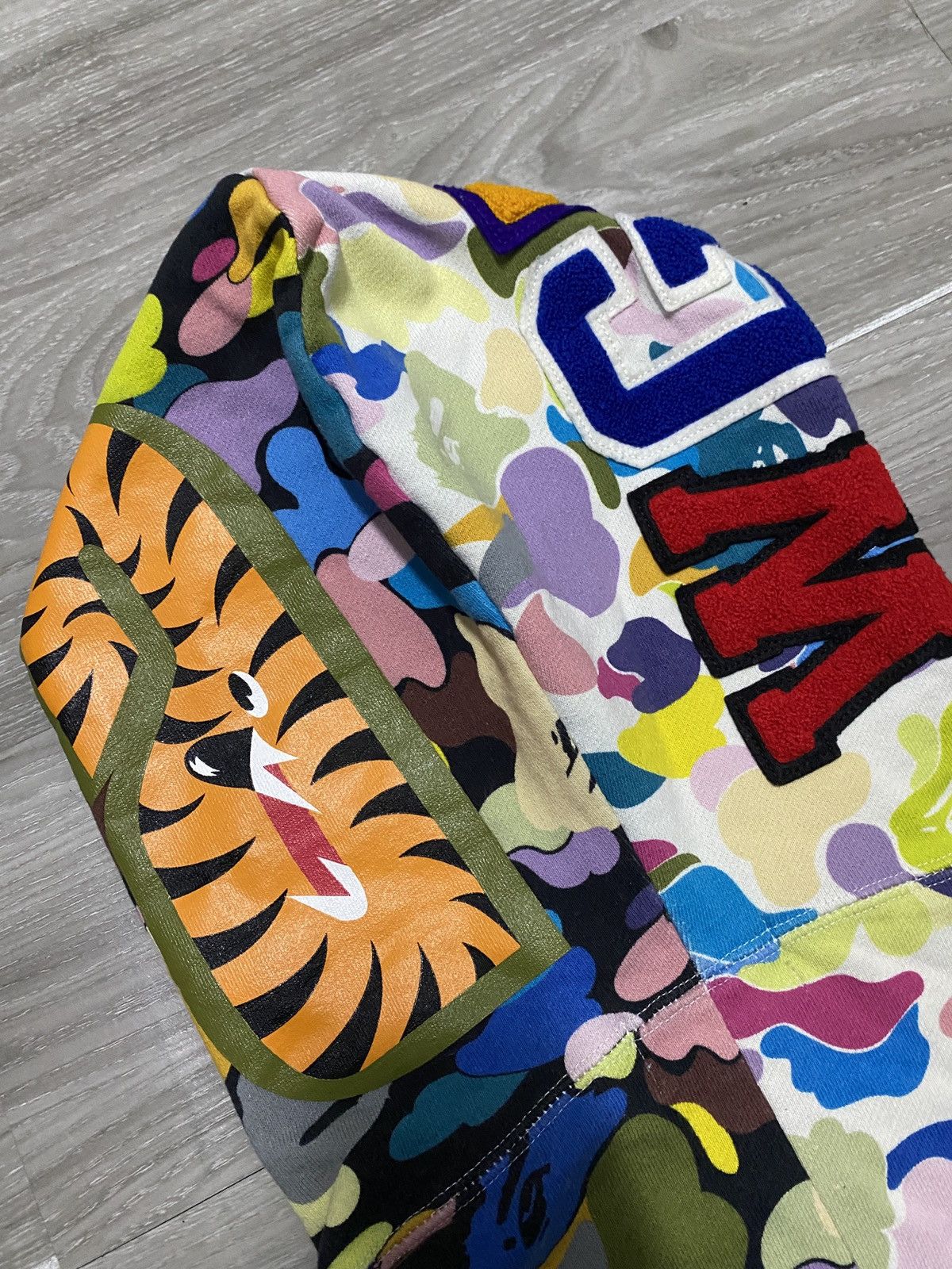 Bape RARE - MULTICOLOR COTTON CANDY CAMO BAPE SHARK FULL ZIP Size US XL / EU 56 / 4 - 4 Thumbnail