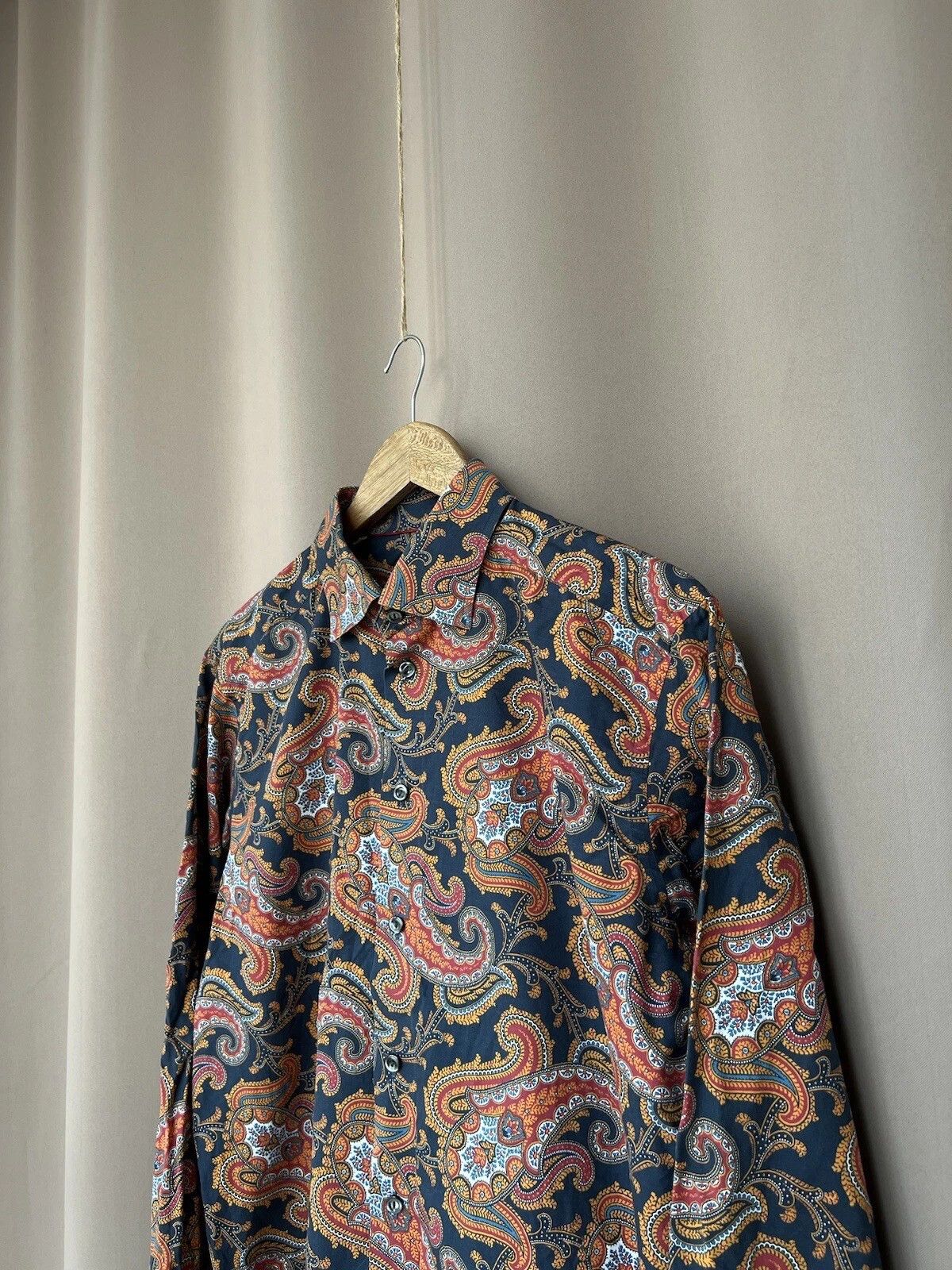 Eton Eton Printed Button Down Shirt Mens Size 42 or M/L Size US M / EU 48-50 / 2 - 4 Thumbnail