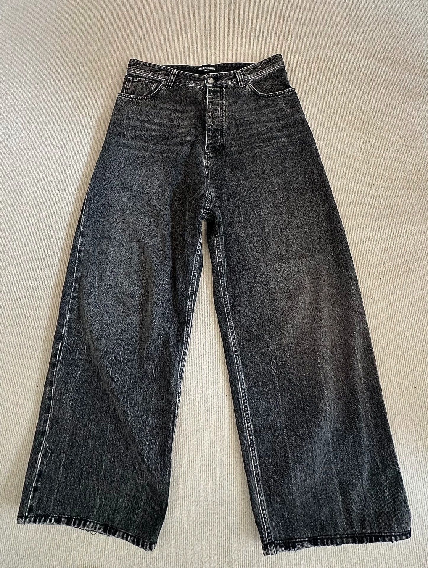 Balenciaga Balenciaga Pull Up Denim Jeans - dmc Size US 26 / EU 42 - 1 Thumbnail