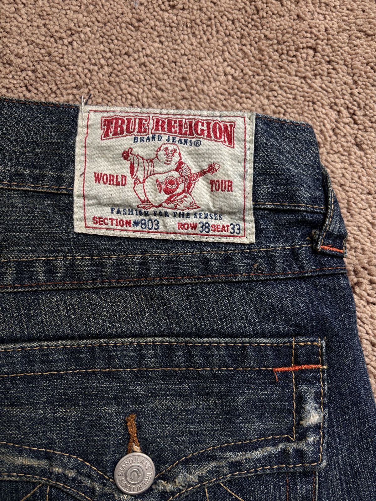 True Religion True Religion Jeans — “Ricky” design Size US 33 - 3 Thumbnail