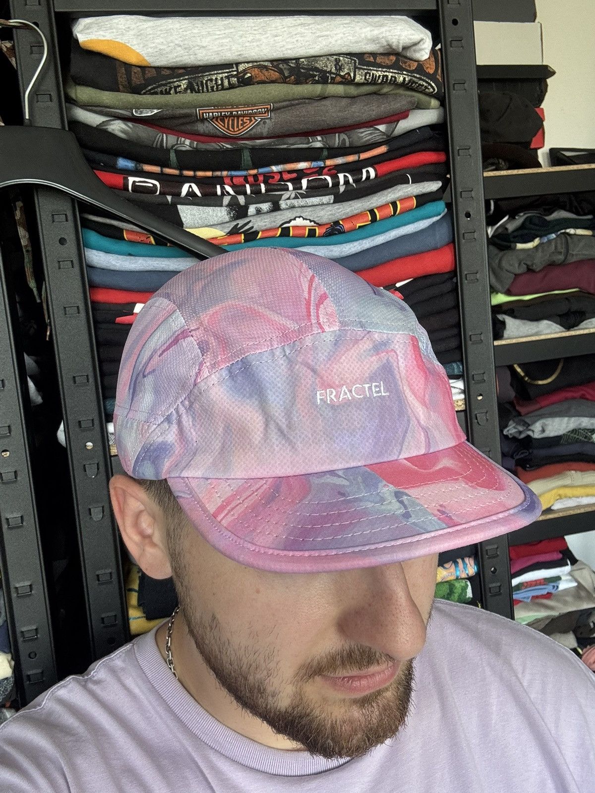 Other Fractel pink 5 panel cap Size ONE SIZE - 4 Thumbnail