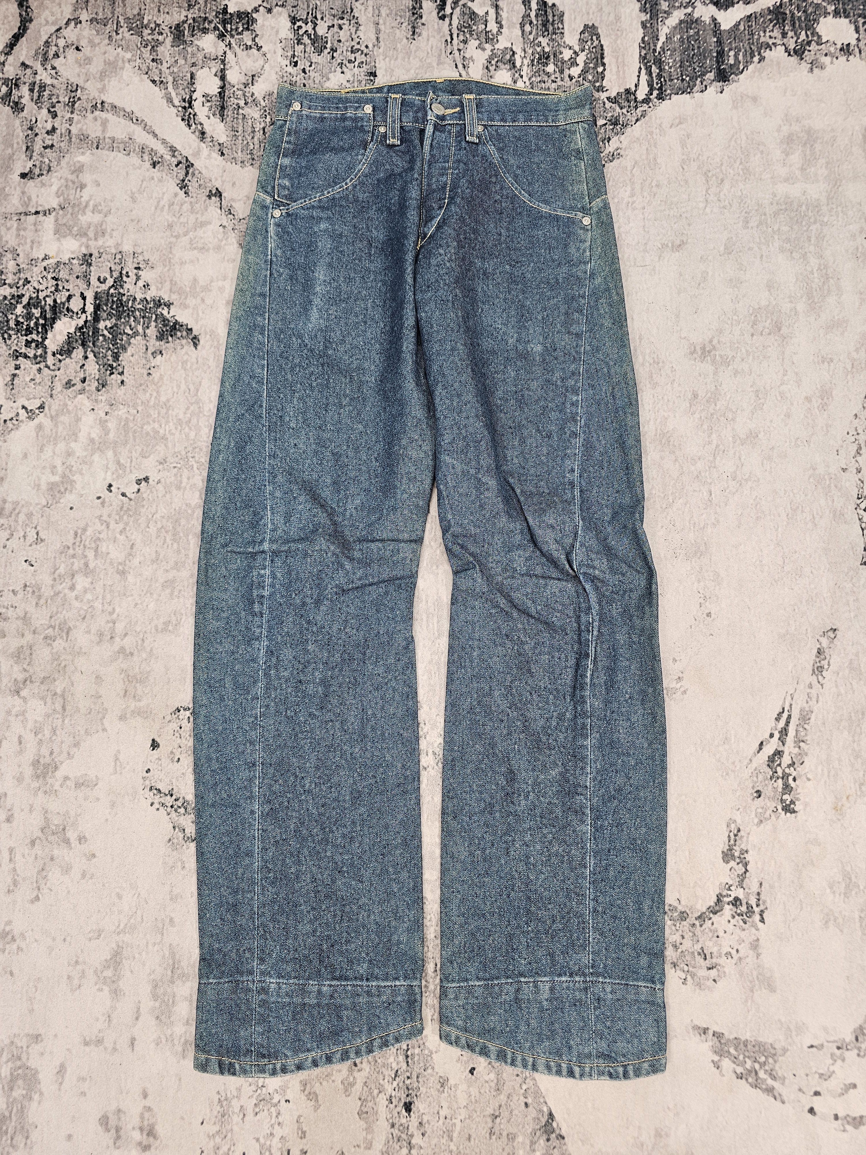 Levi's Vintage Clothing Vtg LEVIS Engineered Regular Cut Twisted Faded Jeans L0541 Size US 28 / EU 44 - 1 Thumbnail