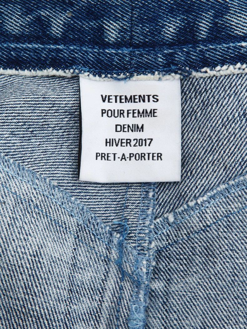 Vetements Vetements SizeXS High-Waisted Patchwork Denim Pants Size US 30 / EU 46 - 6 Thumbnail