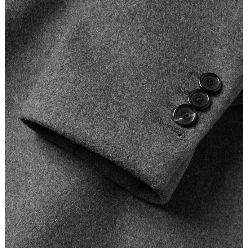 Acne Studios Acne Studios Gavin Mélange Wool-Blend Overcoat Gray Size US M / EU 48-50 / 2 - 8 Thumbnail