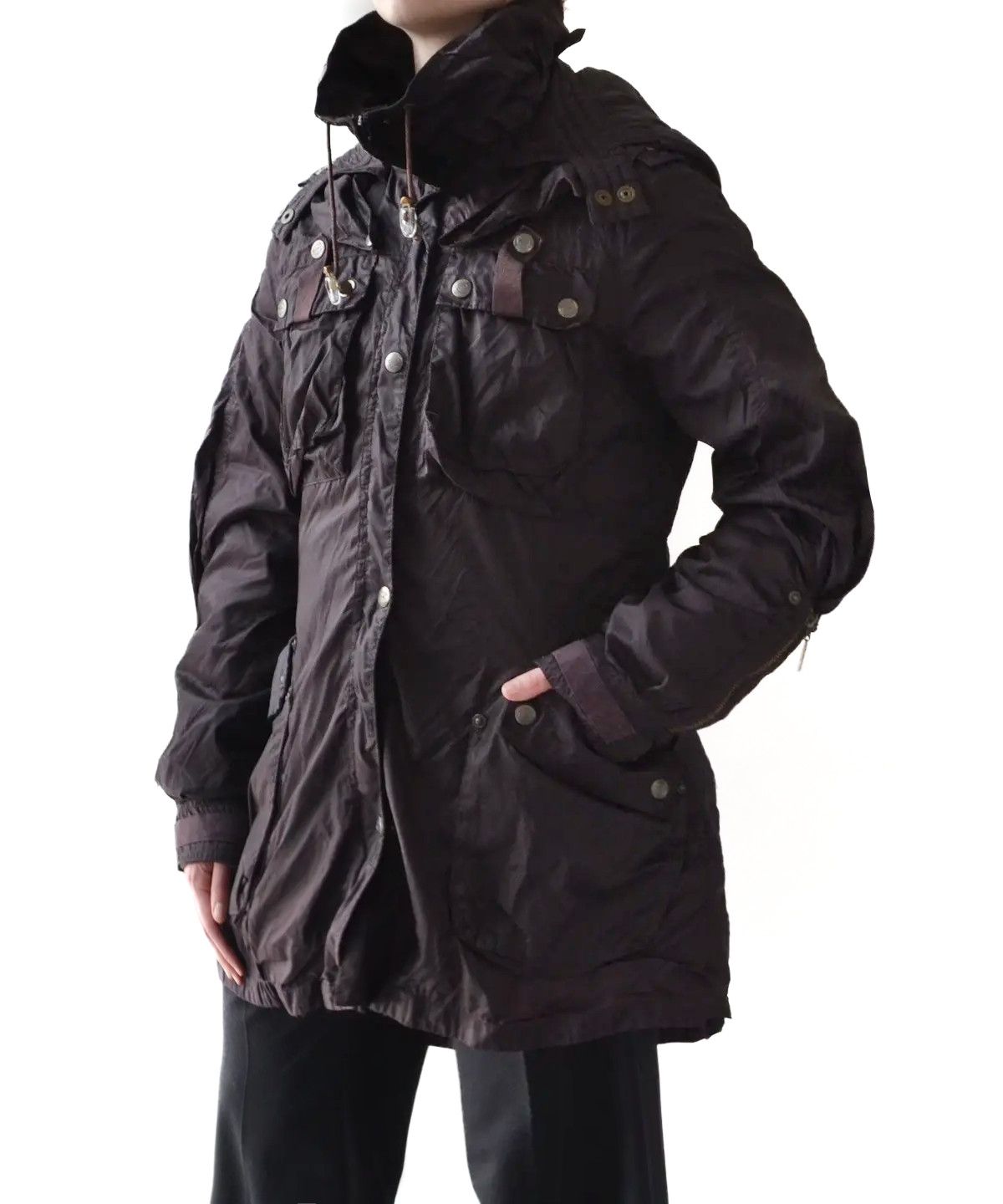 Roberto Cavalli ROBERTO CAVALLI Jacket 3in1 Parka Down Cargo Coat Vintage Size M / US 6-8 / IT 42-44 - 2 Thumbnail