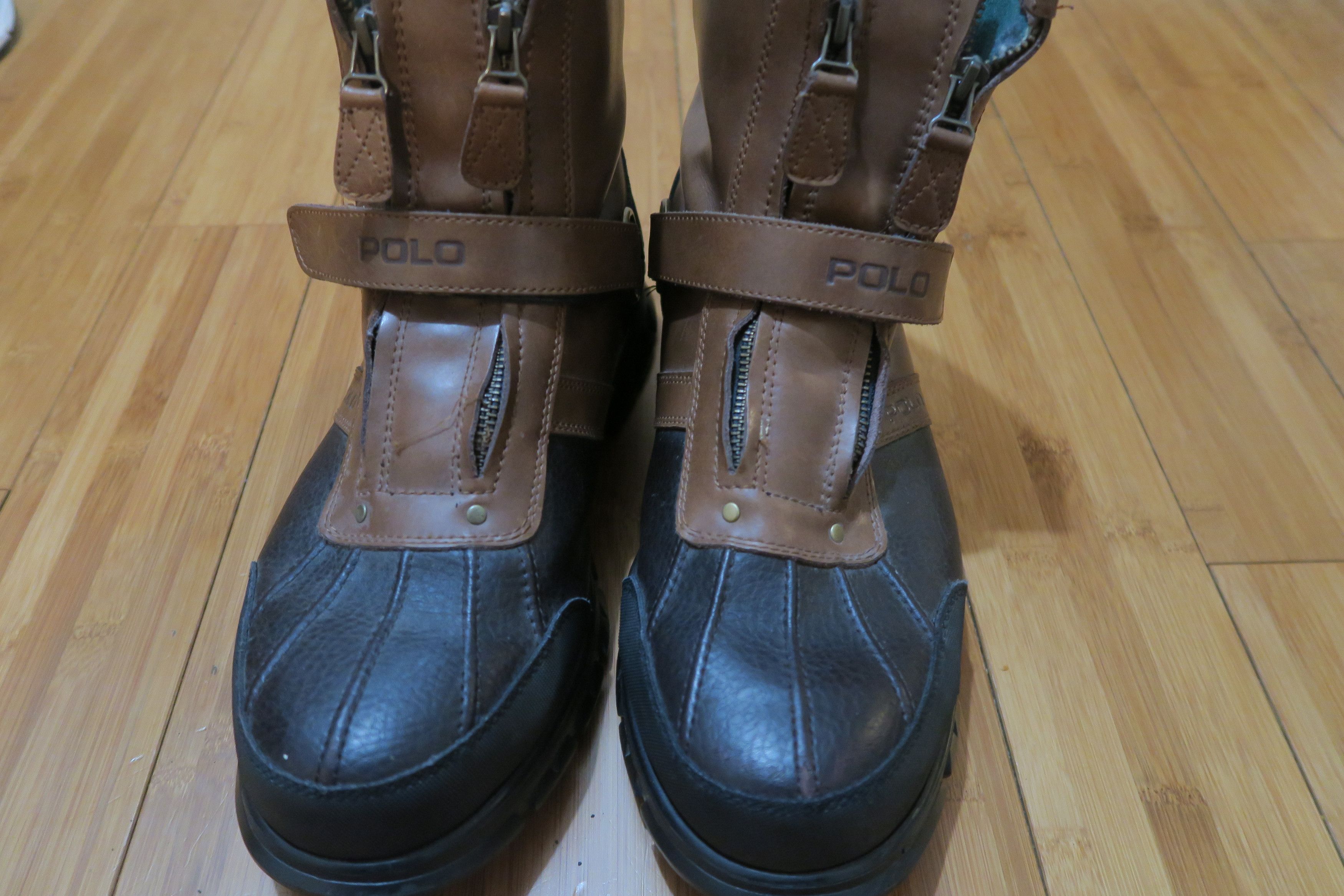 Polo Ralph Lauren VTG Polo Ralph Lauren Mens Conquest Hi II Boots Leather Size US 13 / EU 46 - 2 Thumbnail