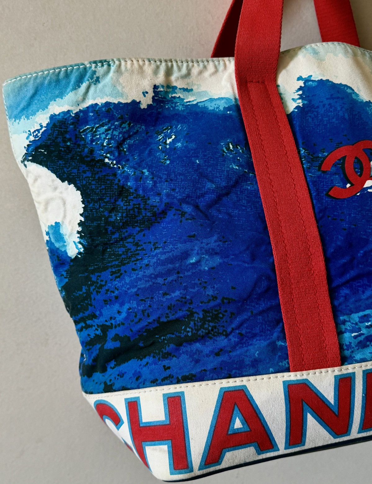 Chanel Chanel - Karl Lagerfeld - SS2002 Surf XL Tote Bag Size ONE SIZE - 4 Thumbnail