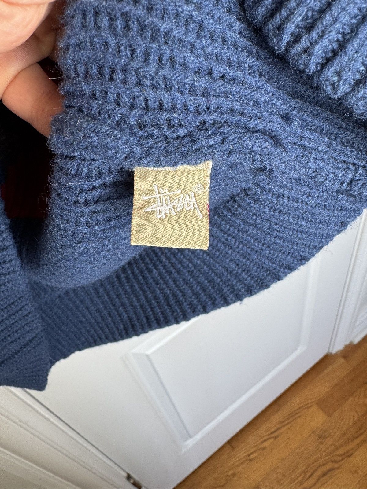 Stussy Stussy Lambswool Zig Zag Sweater Size US S / EU 44-46 / 1 - 5 Thumbnail