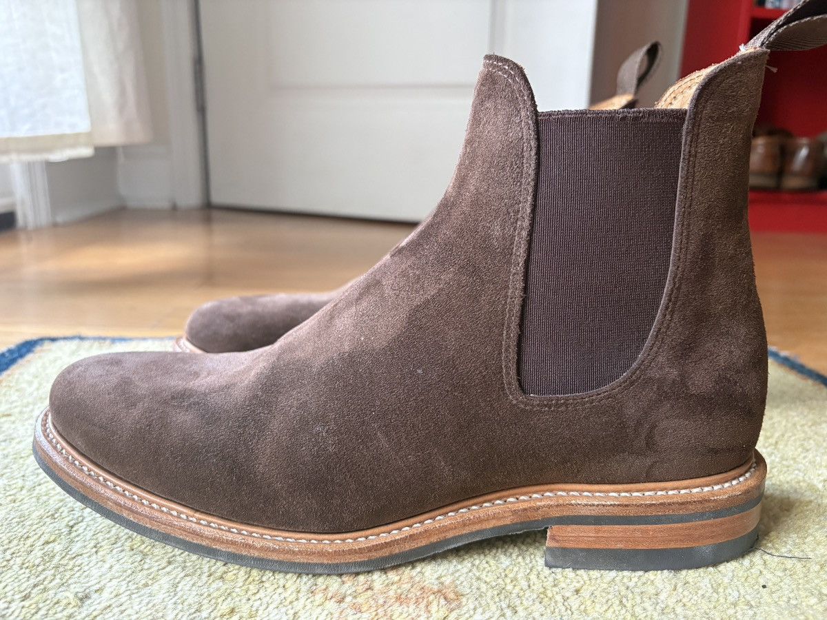 Viberg Chelsea 9.5 41464 Chocolate Suede