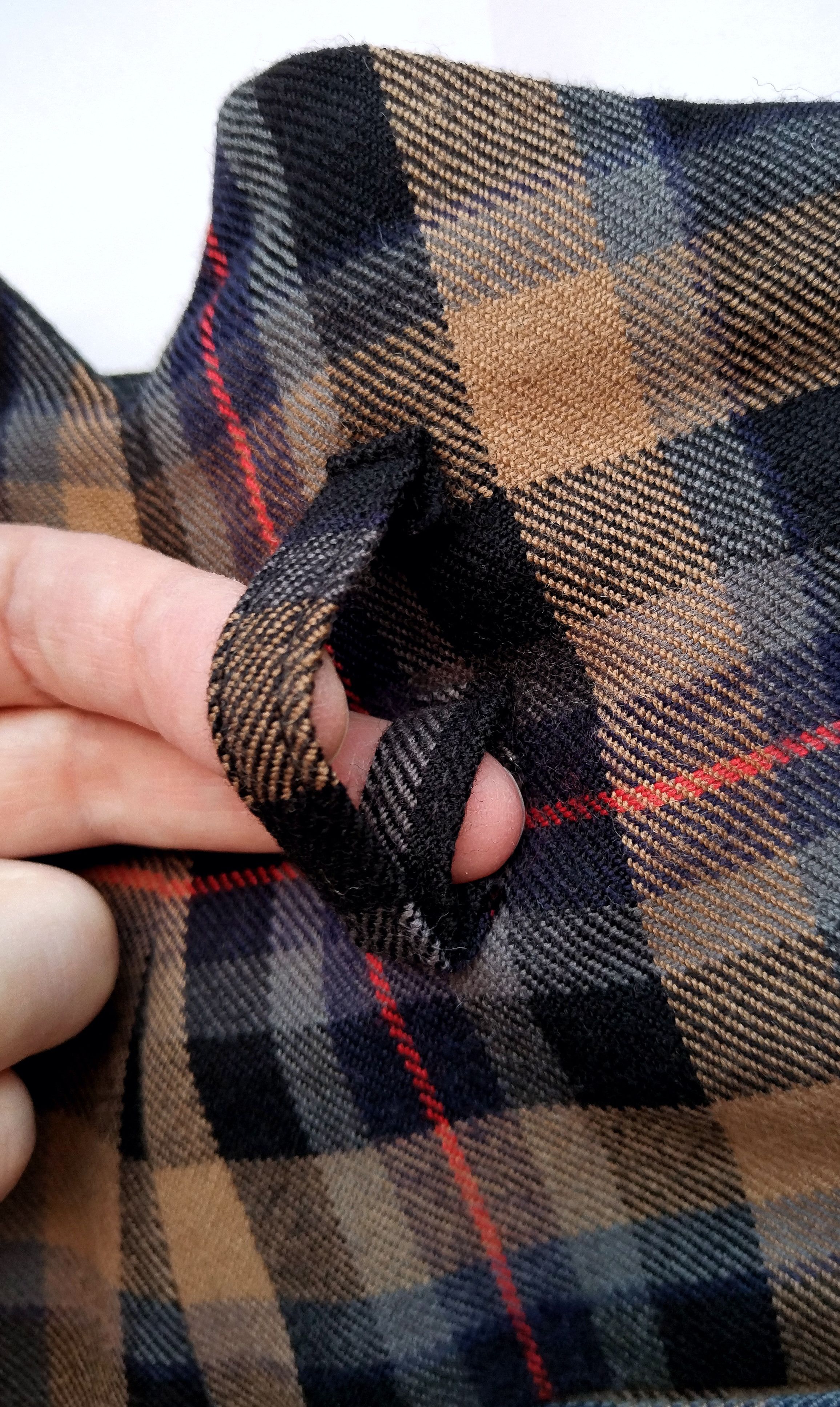 Vivienne Westwood Paper bag drop crotch tartan wool pants Size 26" / US 2 / IT 38 - 15 Thumbnail