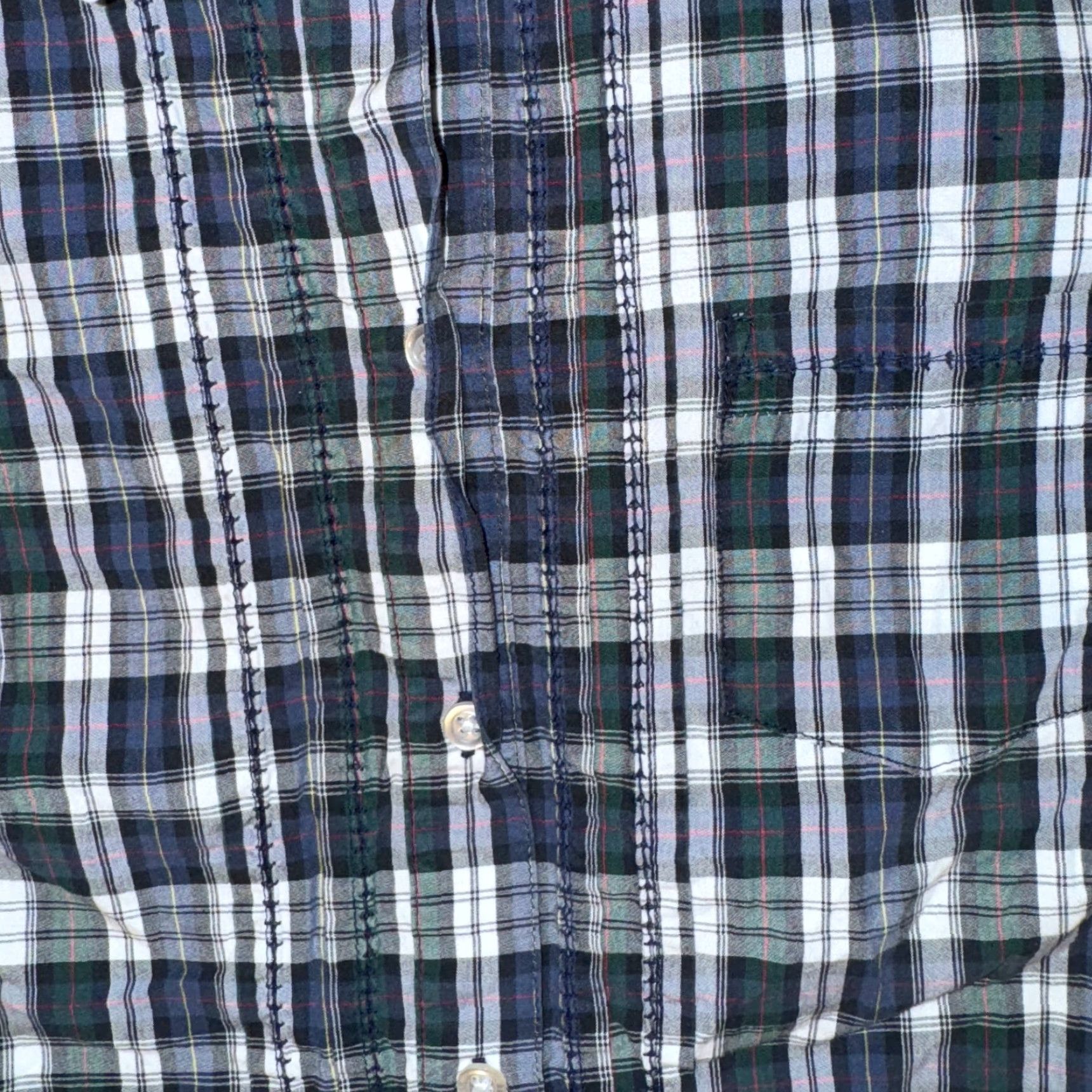 American Eagle Outfitters American Eagle Outfitters Shirt Forest Green Plaid Button-Up Adult XS Womens Size XS / US 0-2 / IT 36-38 - 2 Thumbnail