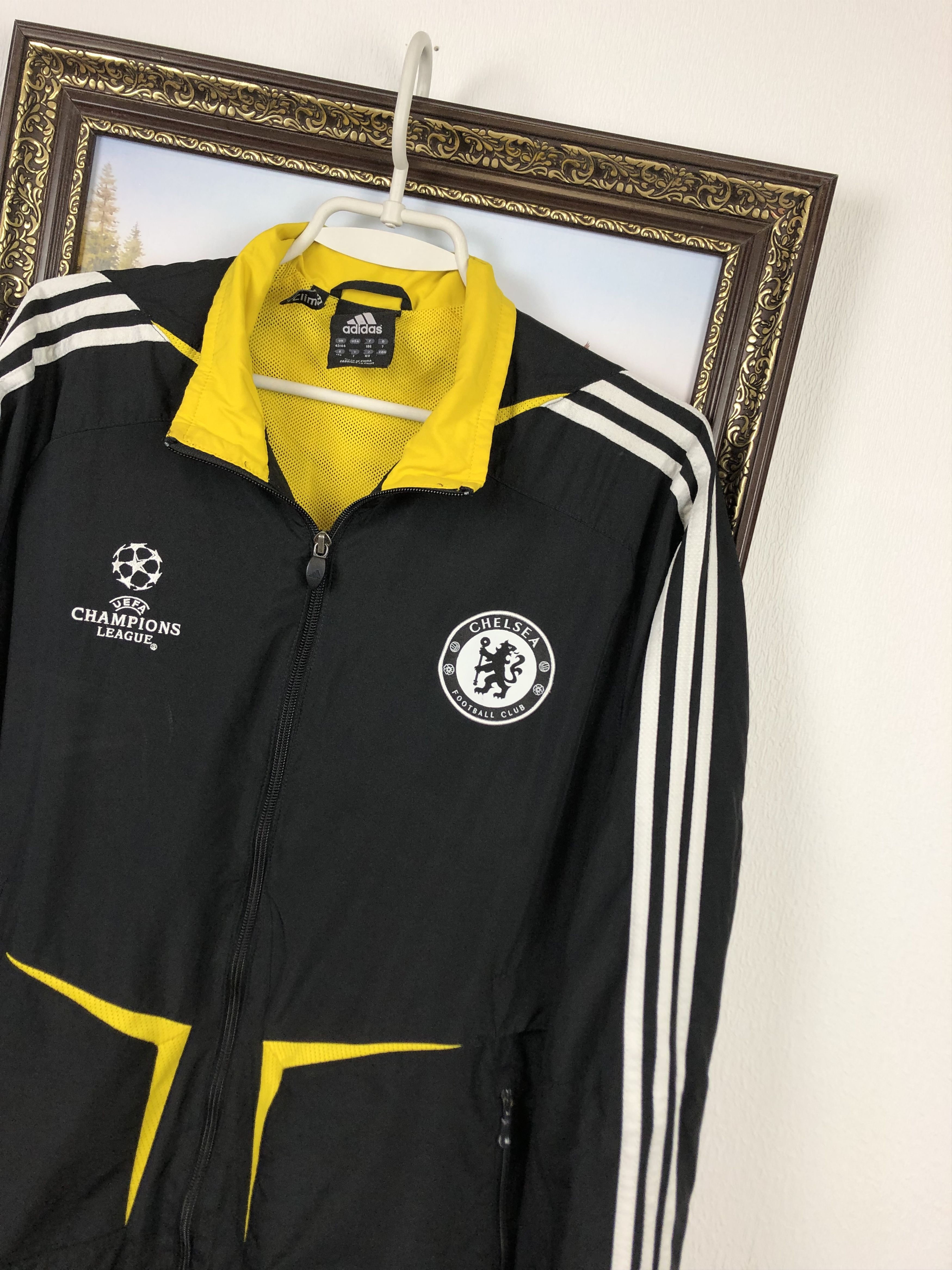 Adidas Vintage Adidas Chelsea Football Jacket Soccer Track Top Rare Size US L / EU 52-54 / 3 - 4 Thumbnail