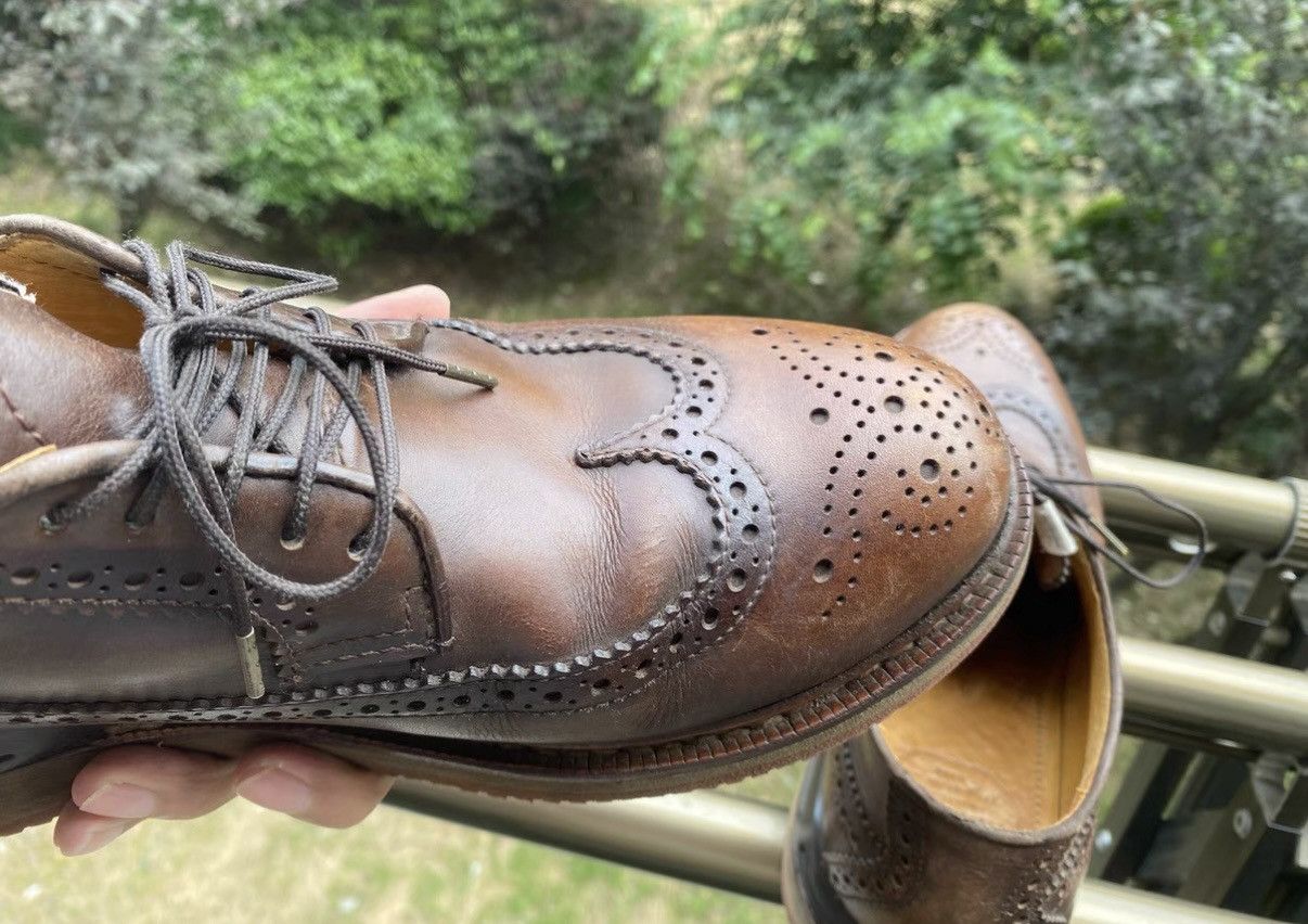 Visvim VISVIM 12SS PATRICIAN FOLK Handmade Brogue Leather Shoes Size US 8.5 / EU 41-42 - 2 Thumbnail