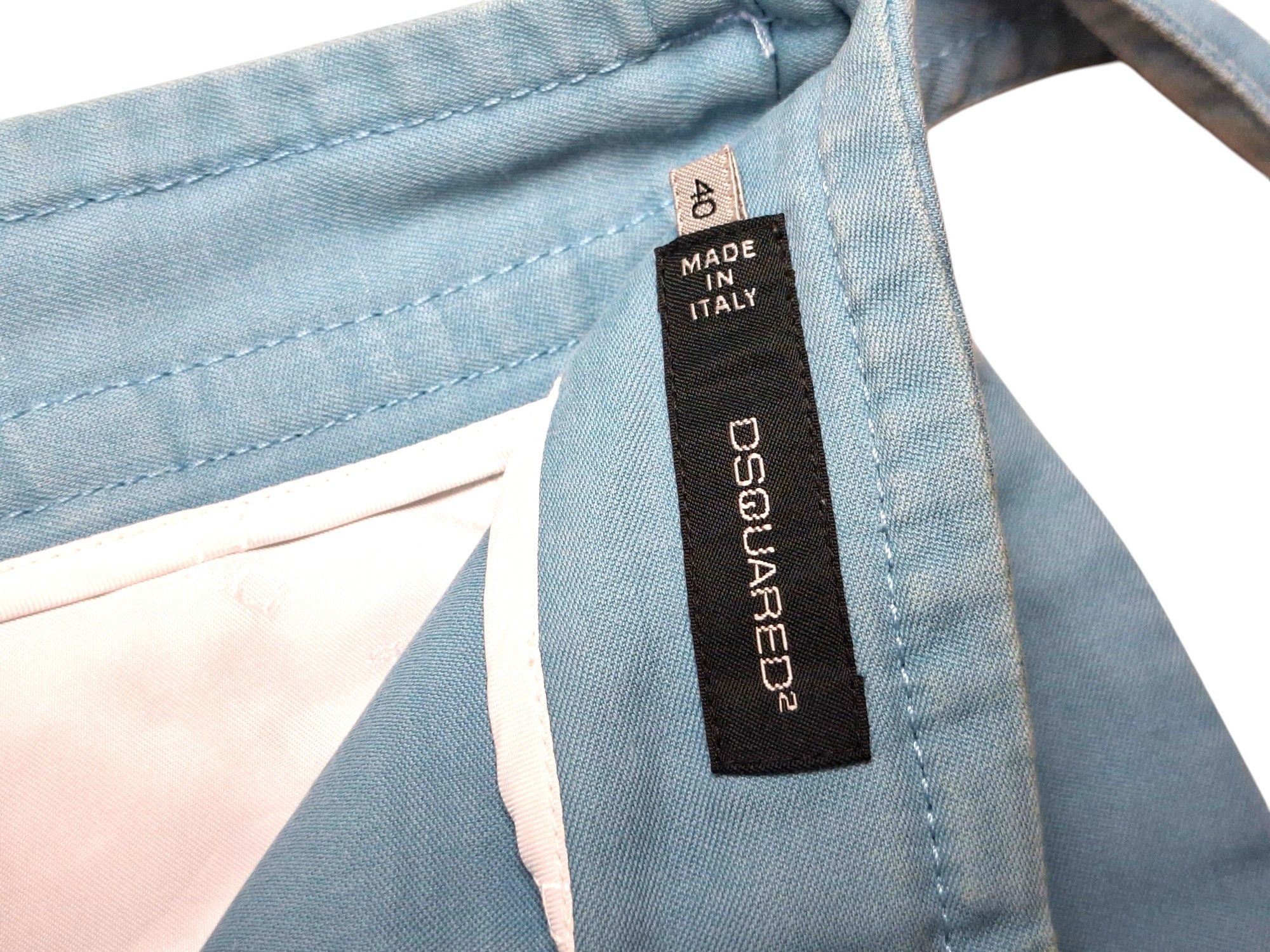 Dsquared2 Dsquared2 High-Waist Safari Cargo Shorts | Dusty Blue Size 27" / US 4 / IT 40 - 6 Thumbnail