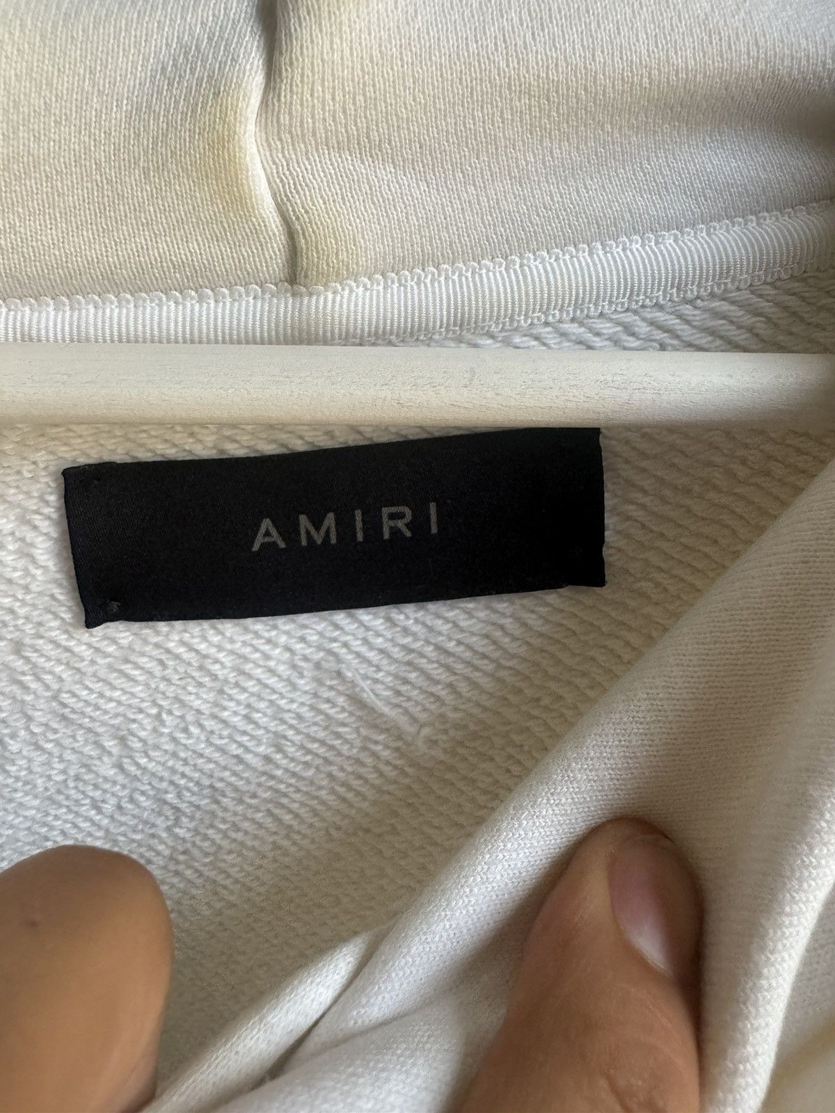 Amiri Amiri White logo hoodie Size US M / EU 48-50 / 2 - 10 Thumbnail